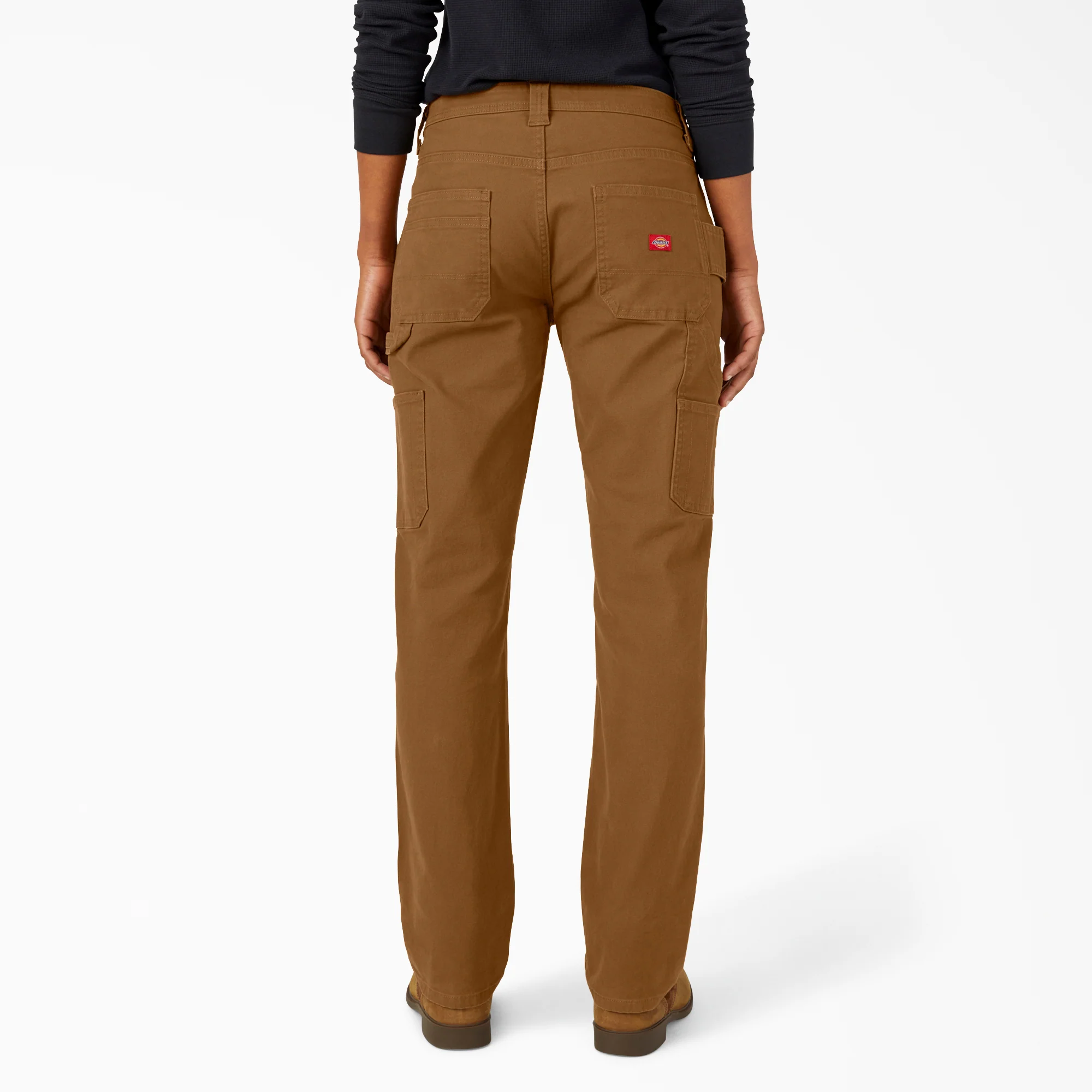 Women's FLEX Relaxed Straight Fit Duck Carpenter Pants 2 Women's FLEX Relaxed Straight Fit Duck Carpenter Pants