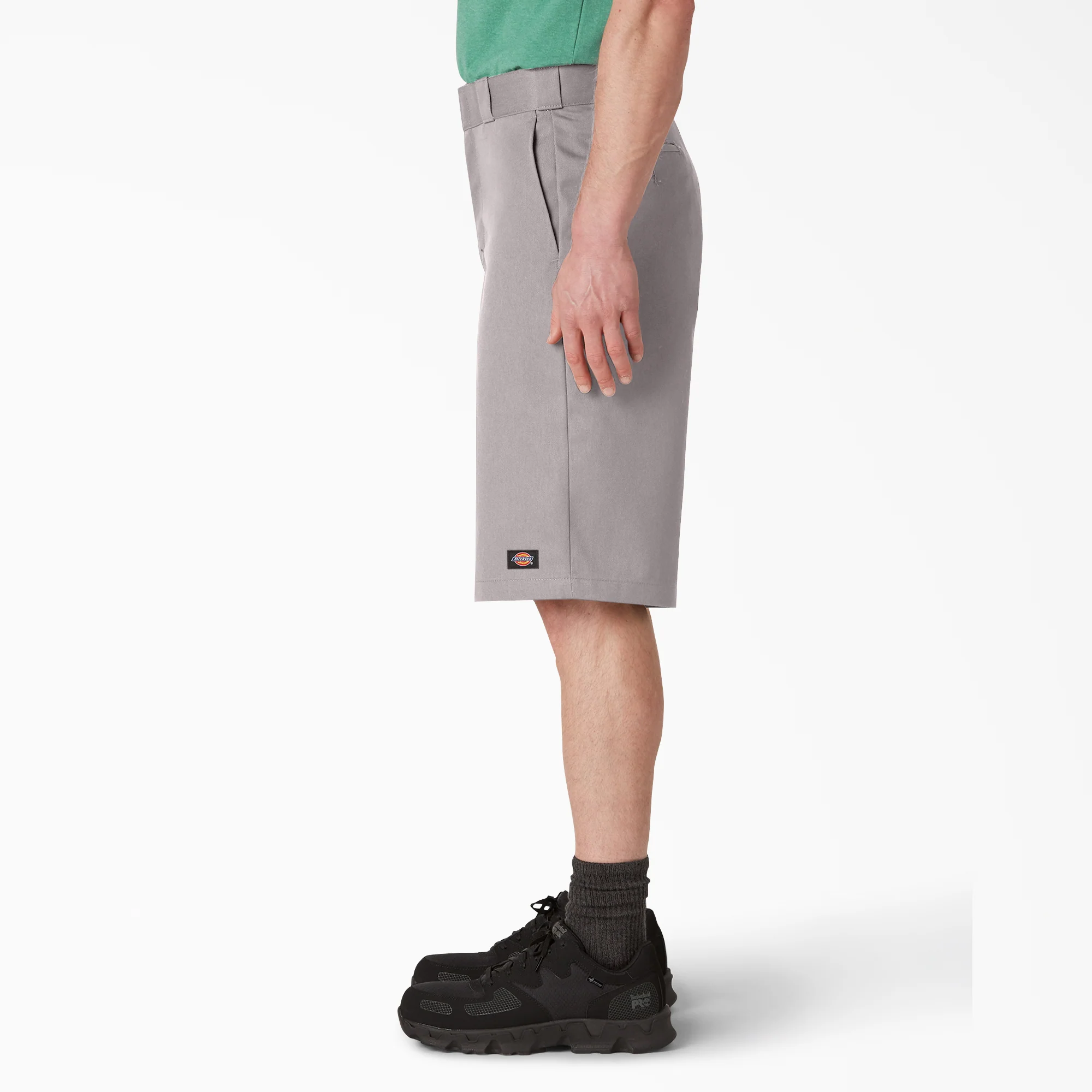 Loose Fit Flat Front Work Shorts, 13" 3 Loose Fit Flat Front Work Shorts, 13"