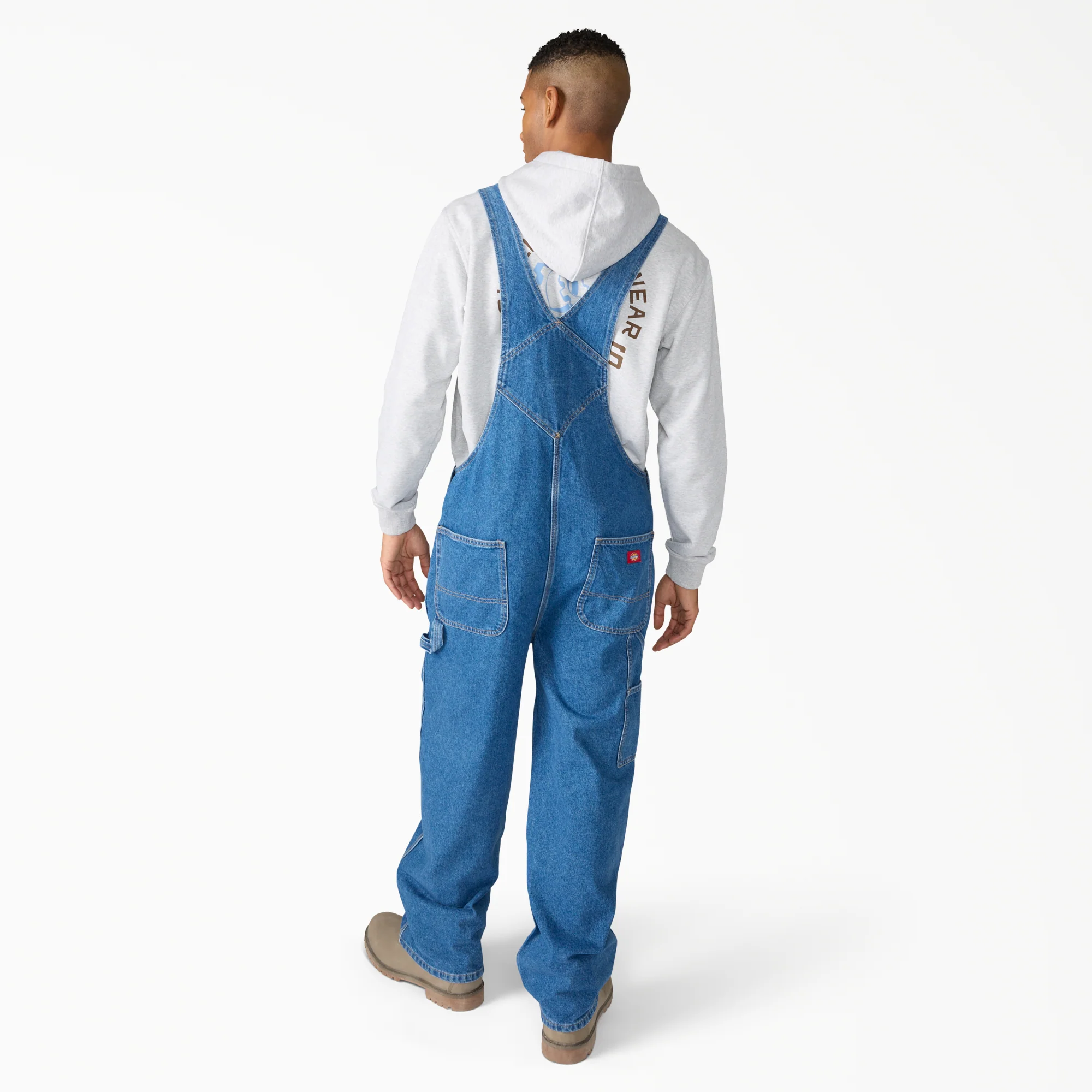 Loose Denim Bib Overalls 2 Loose Denim Bib Overalls