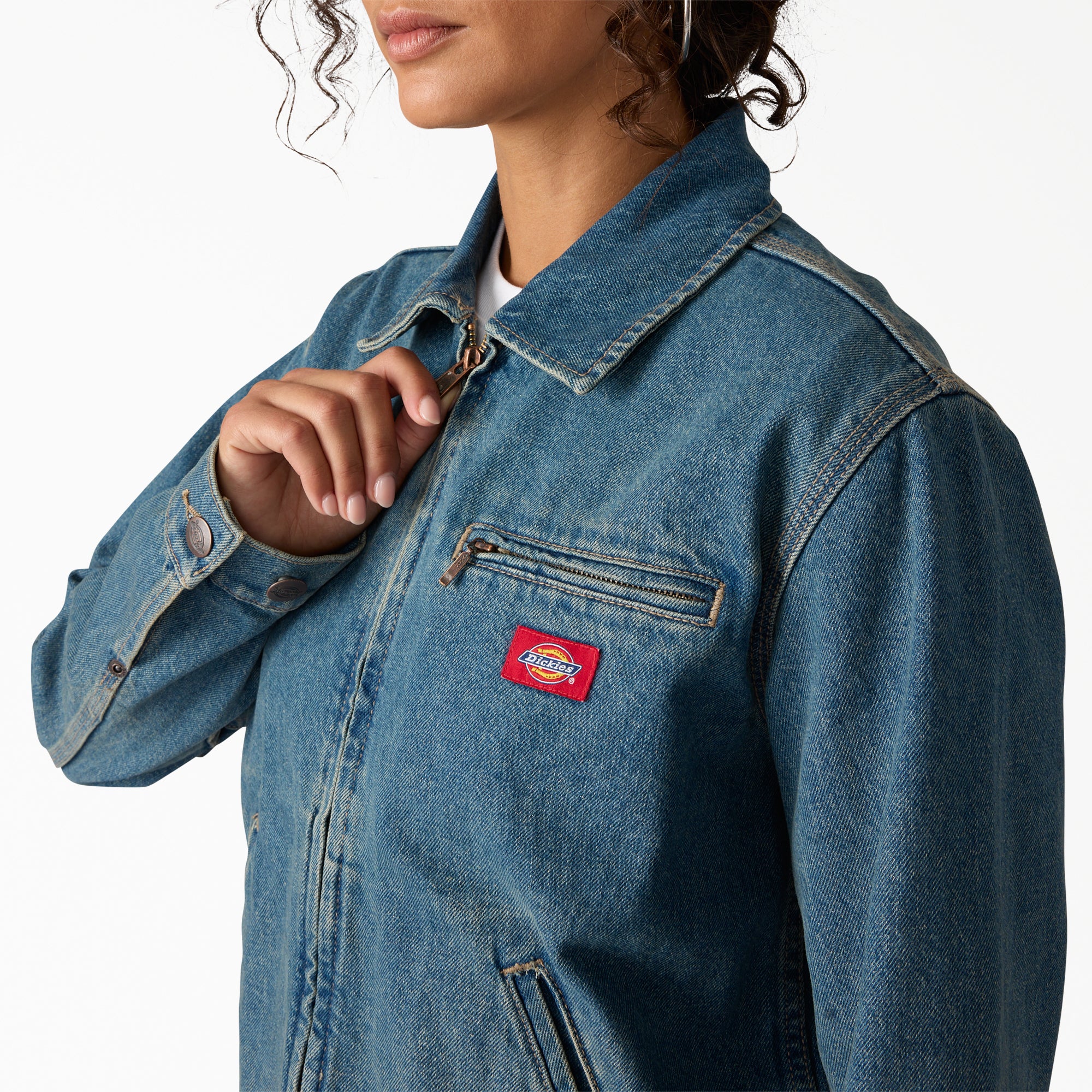 Women's Denim Painter Jacket 5 Women's Denim Painter Jacket
