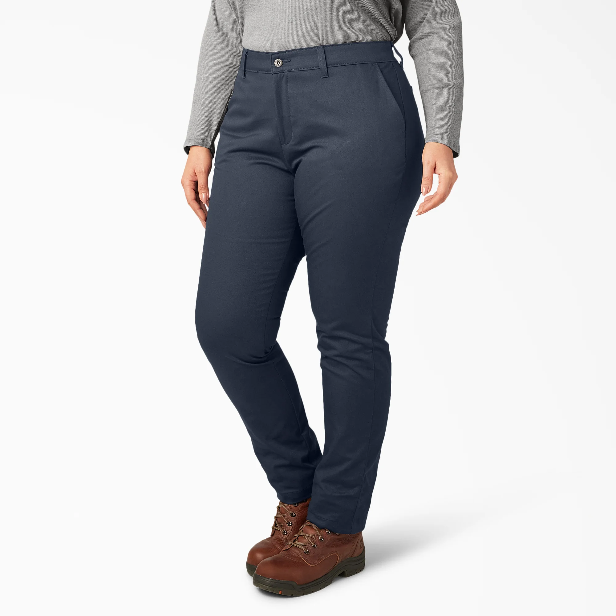 Women's Plus Mid Rise Skinny Leg Pants 3 Women's Plus Mid Rise Skinny Leg Pants