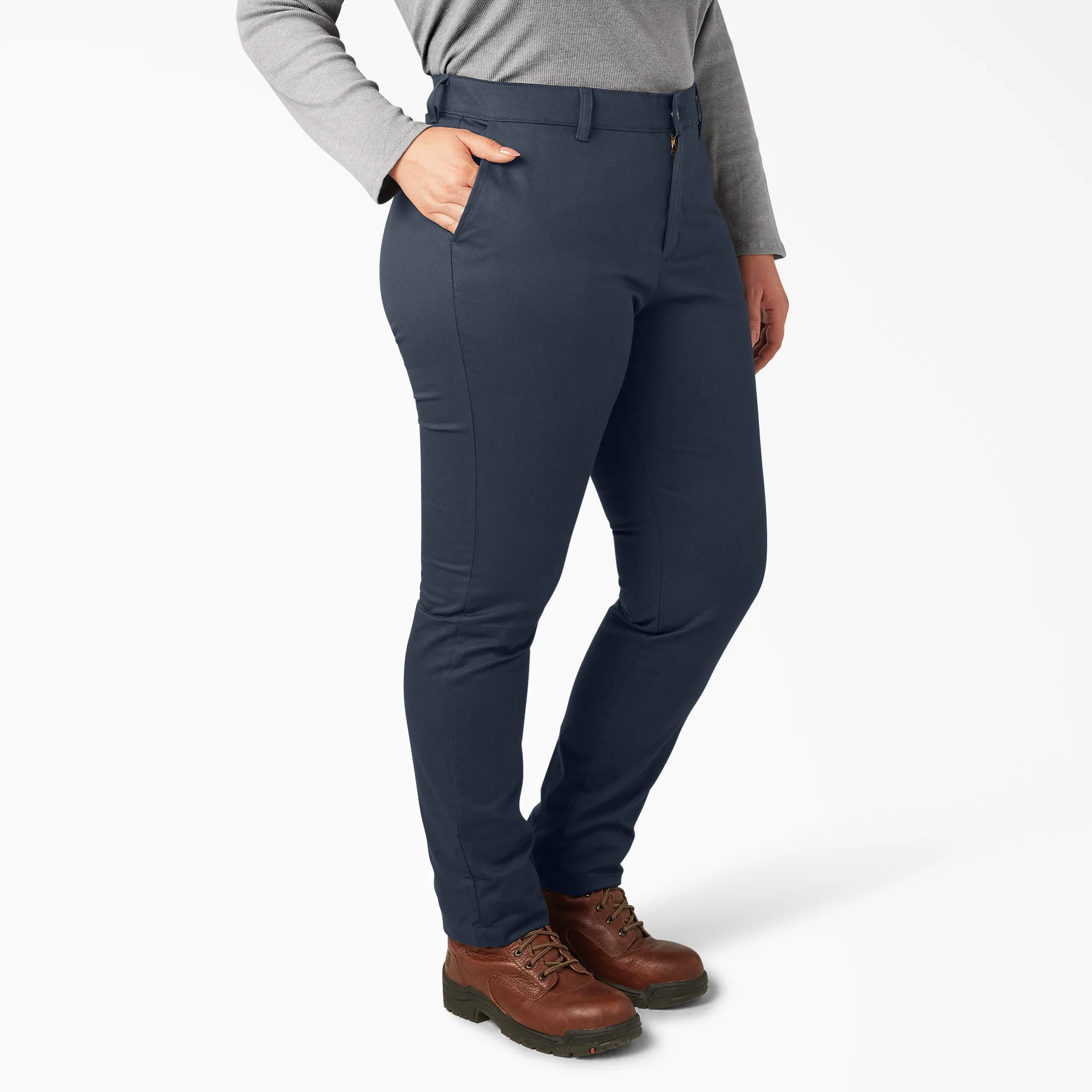 Women's Plus Mid Rise Skinny Leg Pants 4 Women's Plus Mid Rise Skinny Leg Pants
