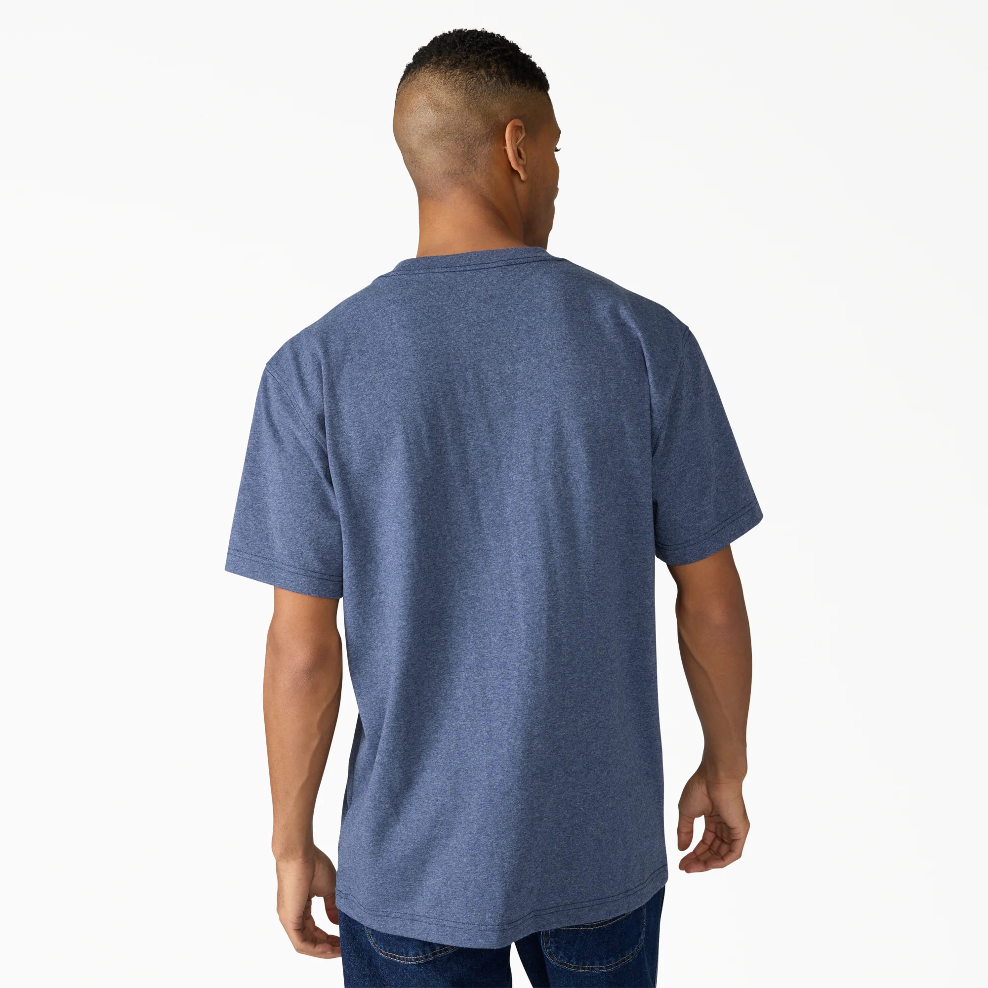 Heavyweight Heathered Short Sleeve Pocket T-Shirt 2 Heavyweight Heathered Short Sleeve Pocket T-Shirt