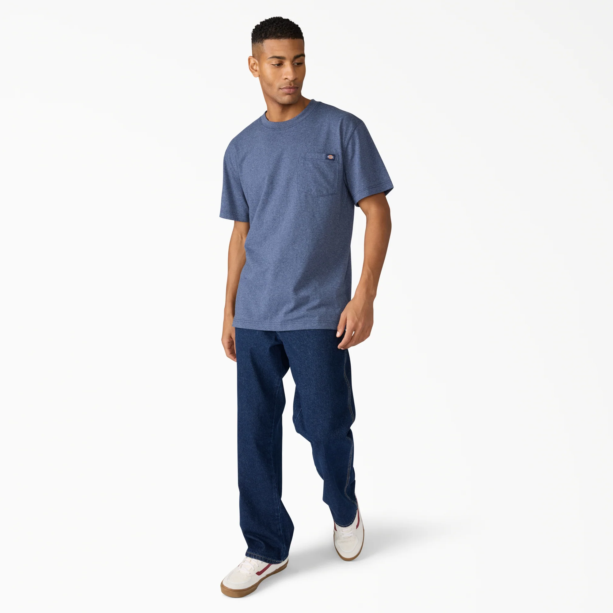 Heavyweight Heathered Short Sleeve Pocket T-Shirt 3 Heavyweight Heathered Short Sleeve Pocket T-Shirt