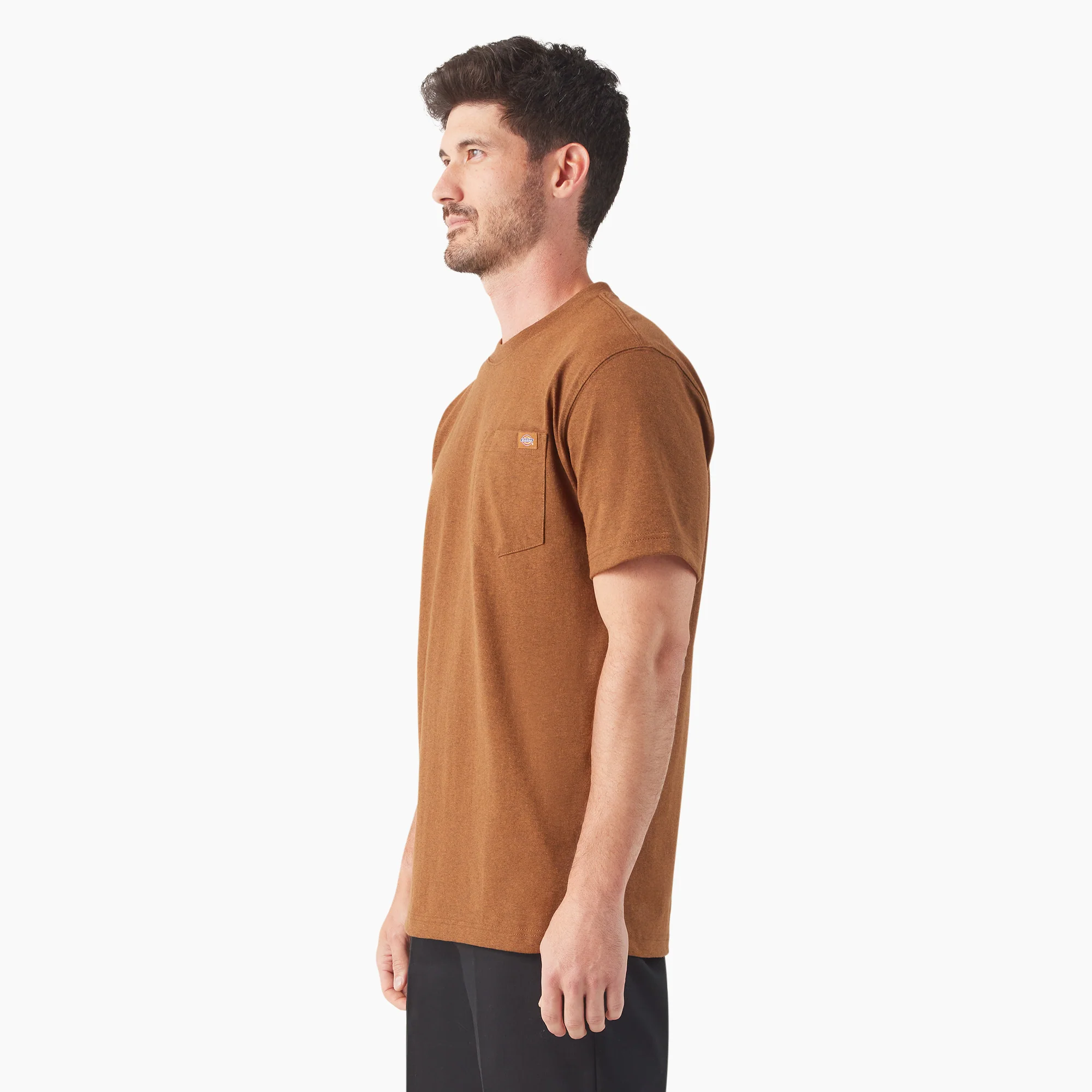 Heavyweight Heathered Short Sleeve Pocket T-Shirt 3 Heavyweight Heathered Short Sleeve Pocket T-Shirt