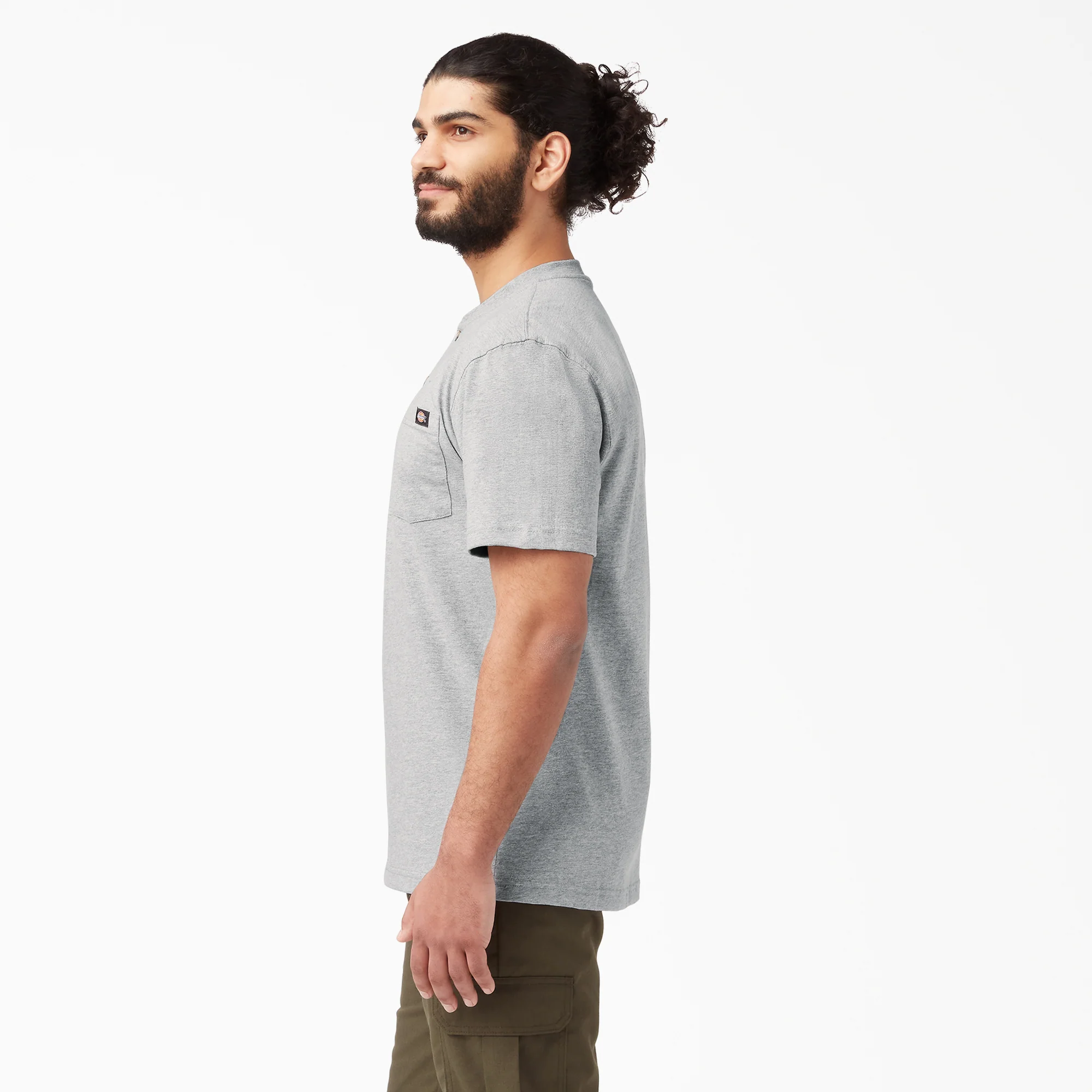 Heavyweight Short Sleeve Henley T-Shirt 3 Heavyweight Short Sleeve Henley T-Shirt
