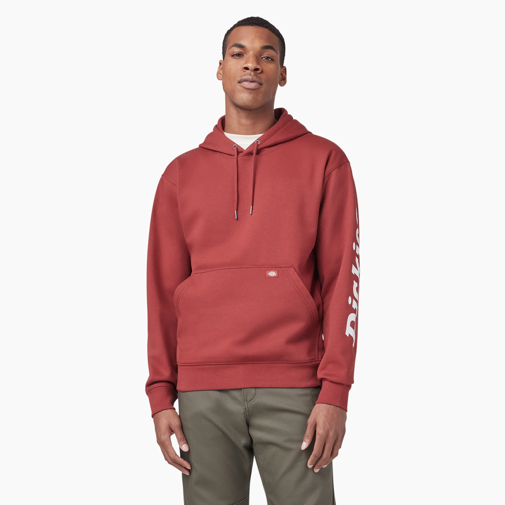Water Repellent Sleeve Logo Hoodie