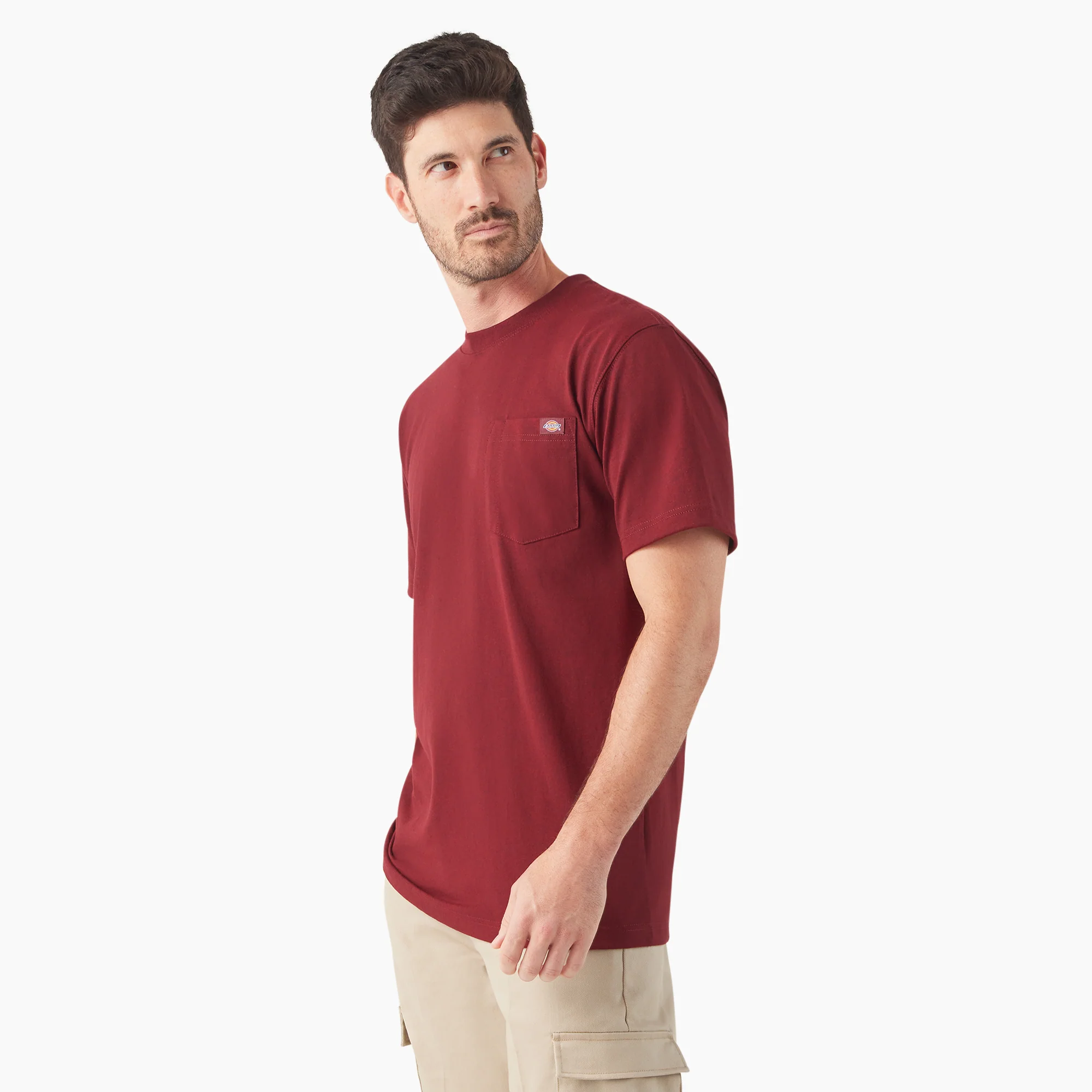Heavyweight Heathered Short Sleeve Pocket T-Shirt 3 Heavyweight Heathered Short Sleeve Pocket T-Shirt