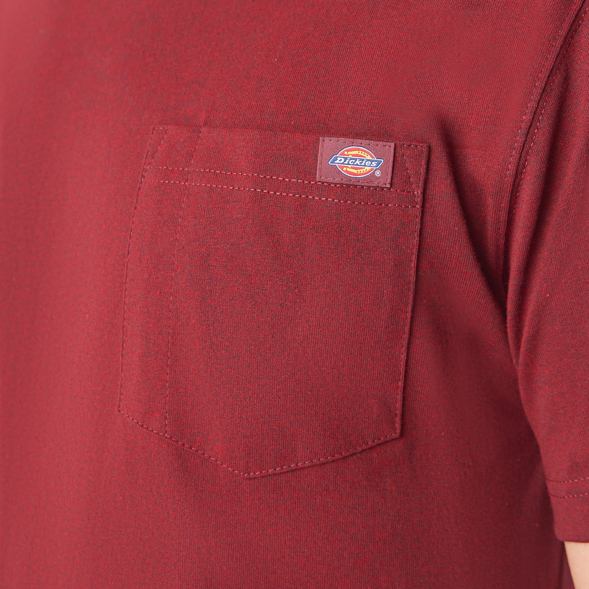 Heavyweight Heathered Short Sleeve Pocket T-Shirt 6 Heavyweight Heathered Short Sleeve Pocket T-Shirt