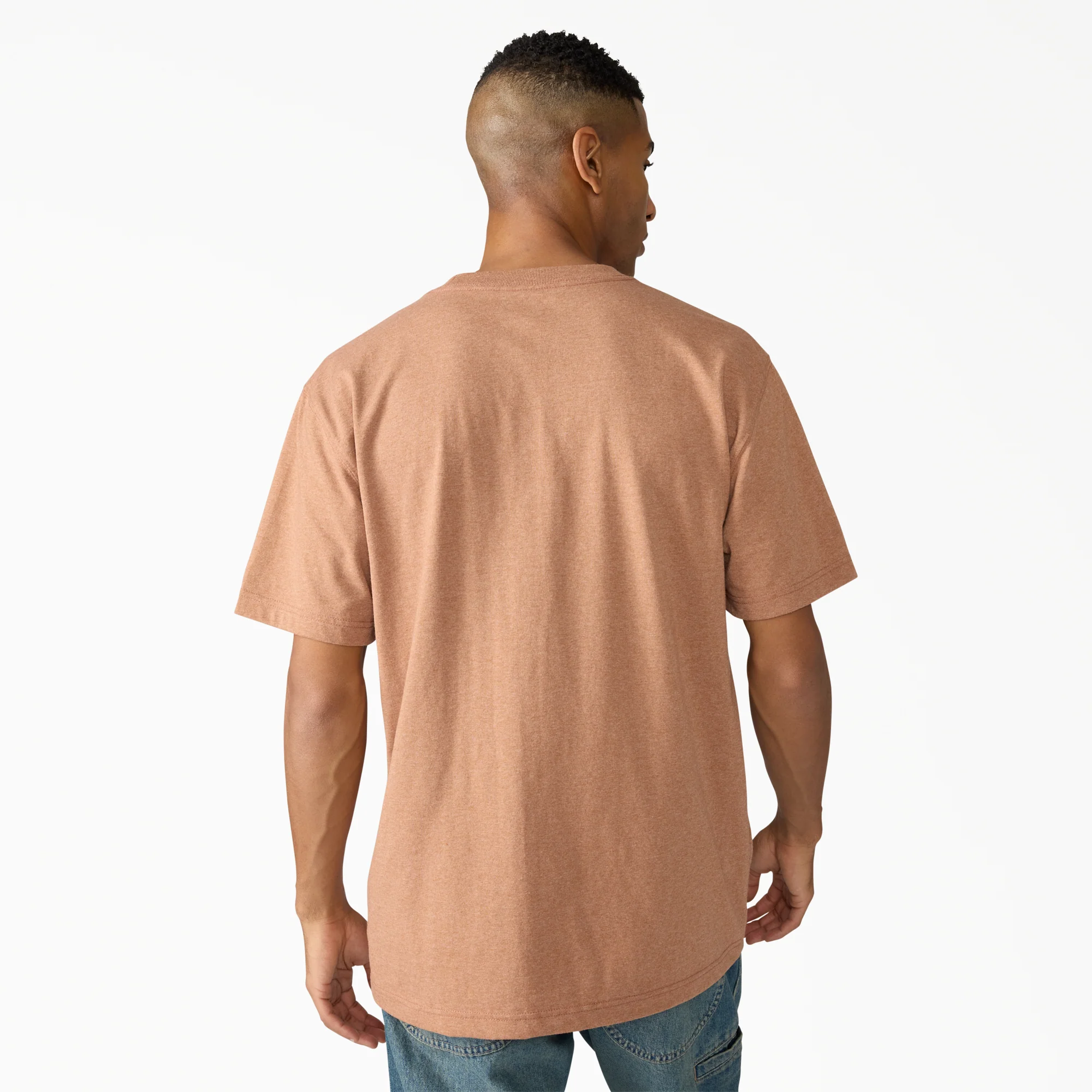 Heavyweight Heathered Short Sleeve Pocket T-Shirt 2 Heavyweight Heathered Short Sleeve Pocket T-Shirt