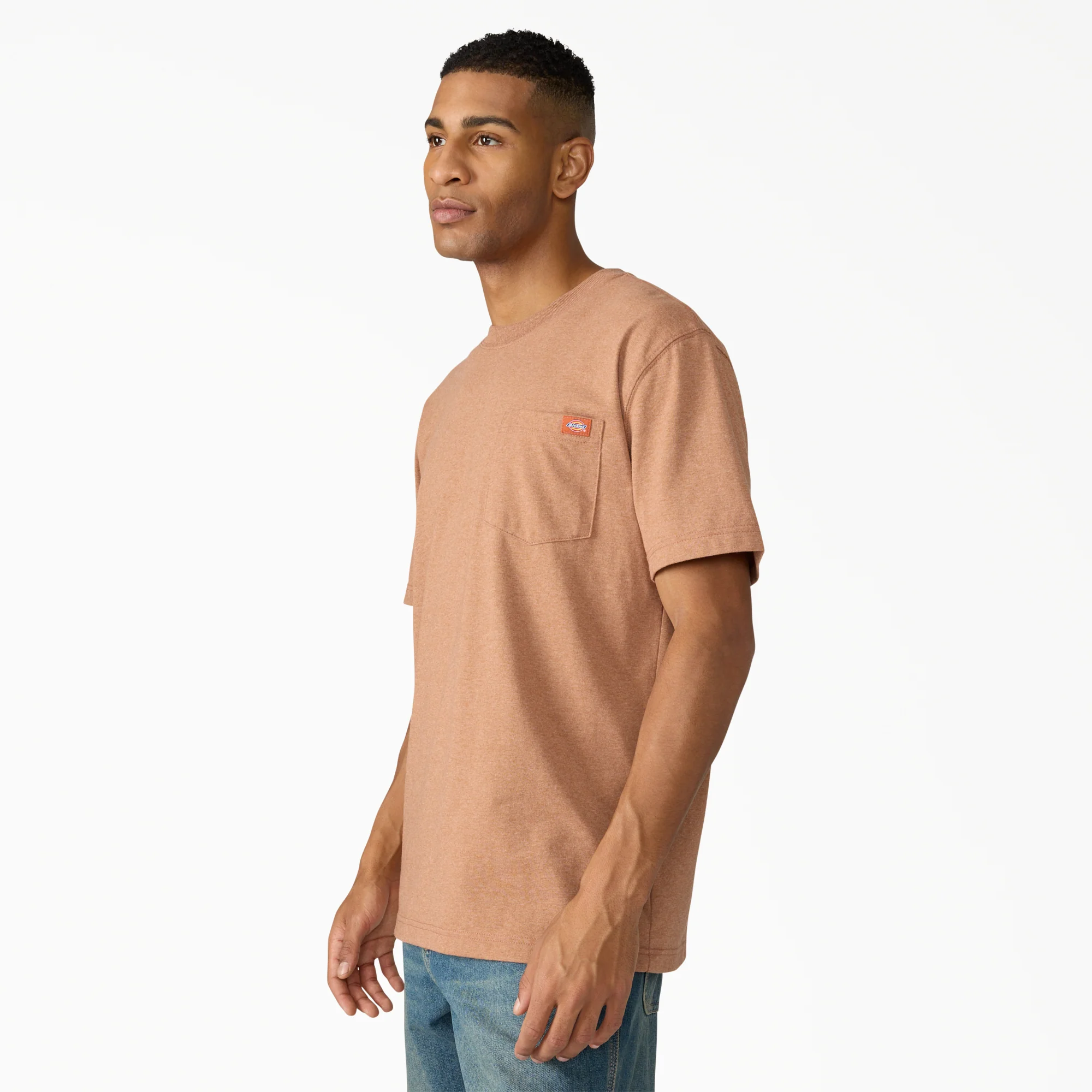 Heavyweight Heathered Short Sleeve Pocket T-Shirt 3 Heavyweight Heathered Short Sleeve Pocket T-Shirt