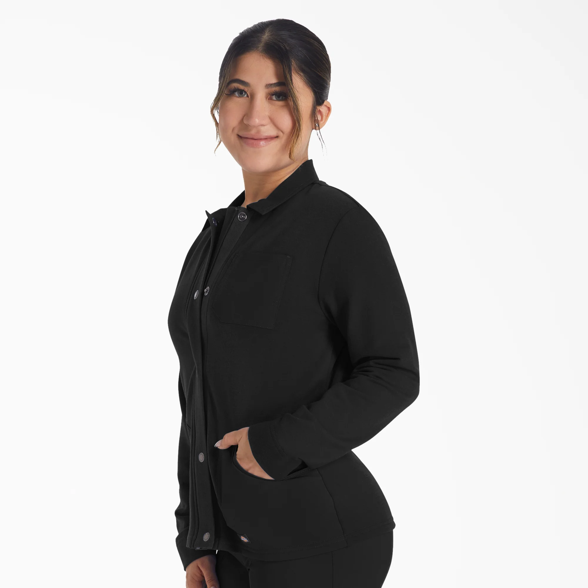 Women's EDS NXT Zip Front Scrub Jacket 3 Women's EDS NXT Zip Front Scrub Jacket