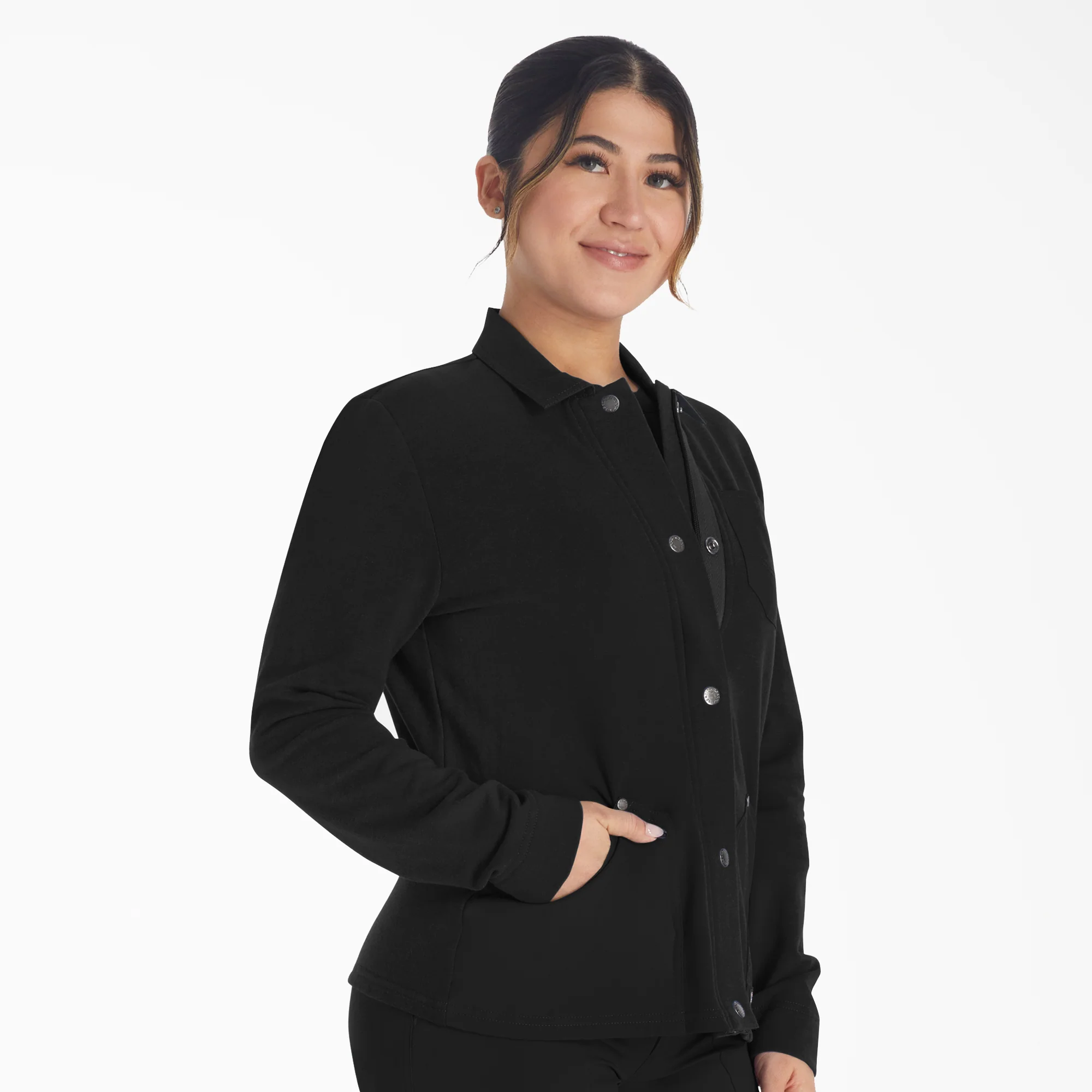 Women's EDS NXT Zip Front Scrub Jacket 4 Women's EDS NXT Zip Front Scrub Jacket