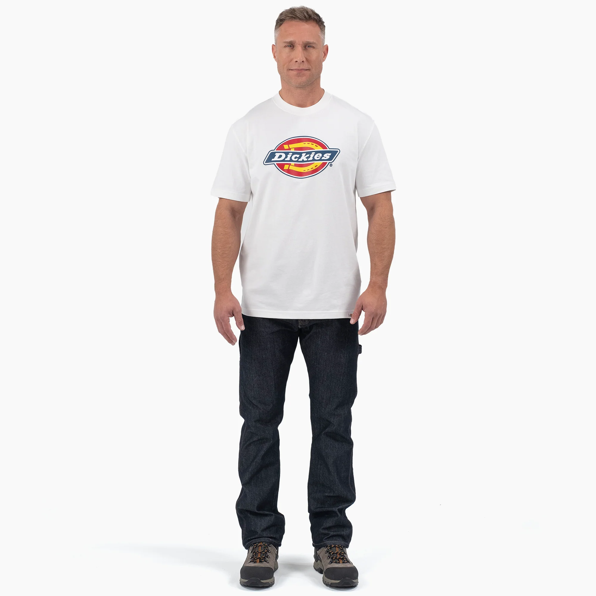 Short Sleeve Tri-Color Logo Graphic T-Shirt 4 Short Sleeve Tri-Color Logo Graphic T-Shirt