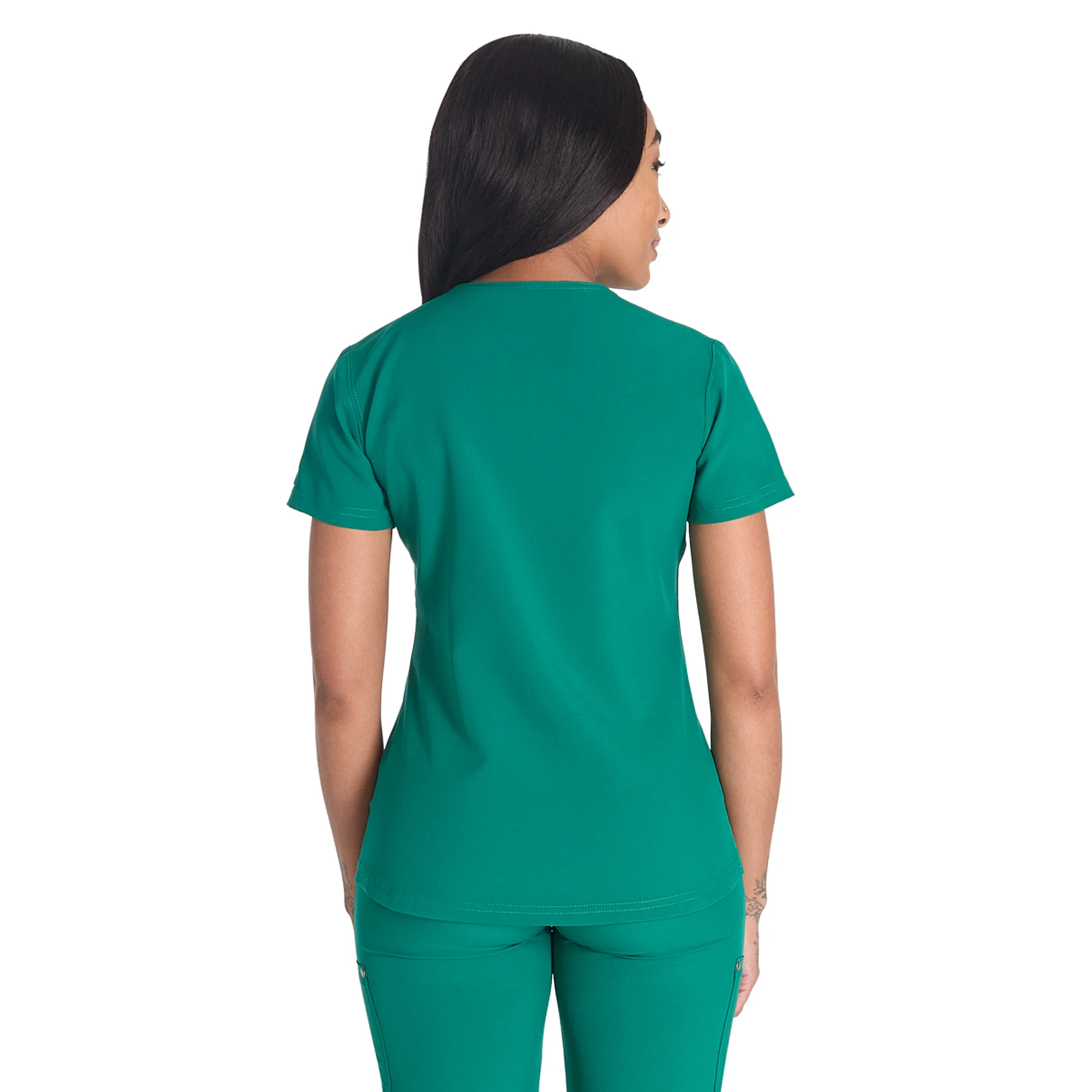 Women's EDS NXT Henley Scrub Top 2 Women's EDS NXT Henley Scrub Top