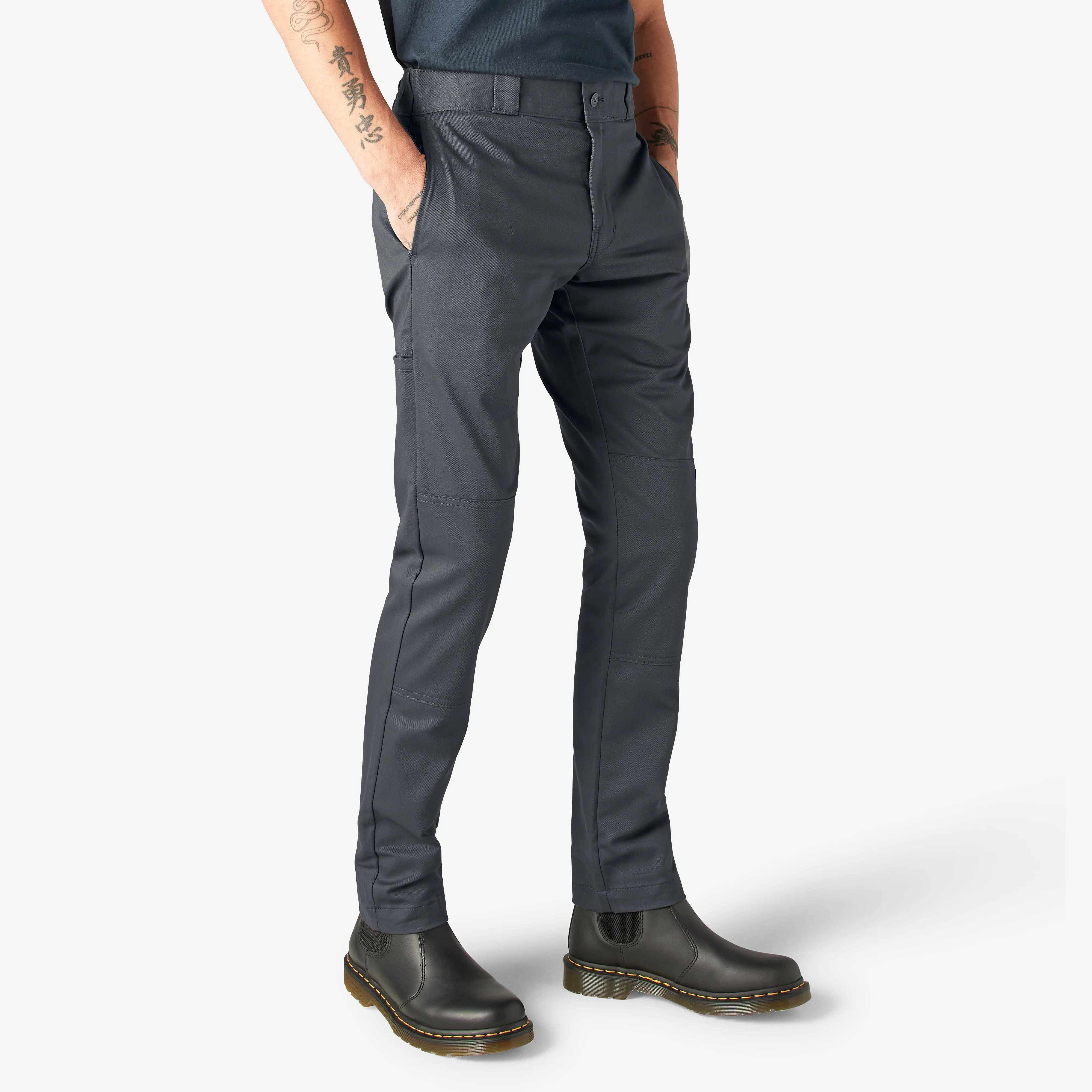 FLEX Skinny Fit Double Knee Work Pants 4 FLEX Skinny Fit Double Knee Work Pants