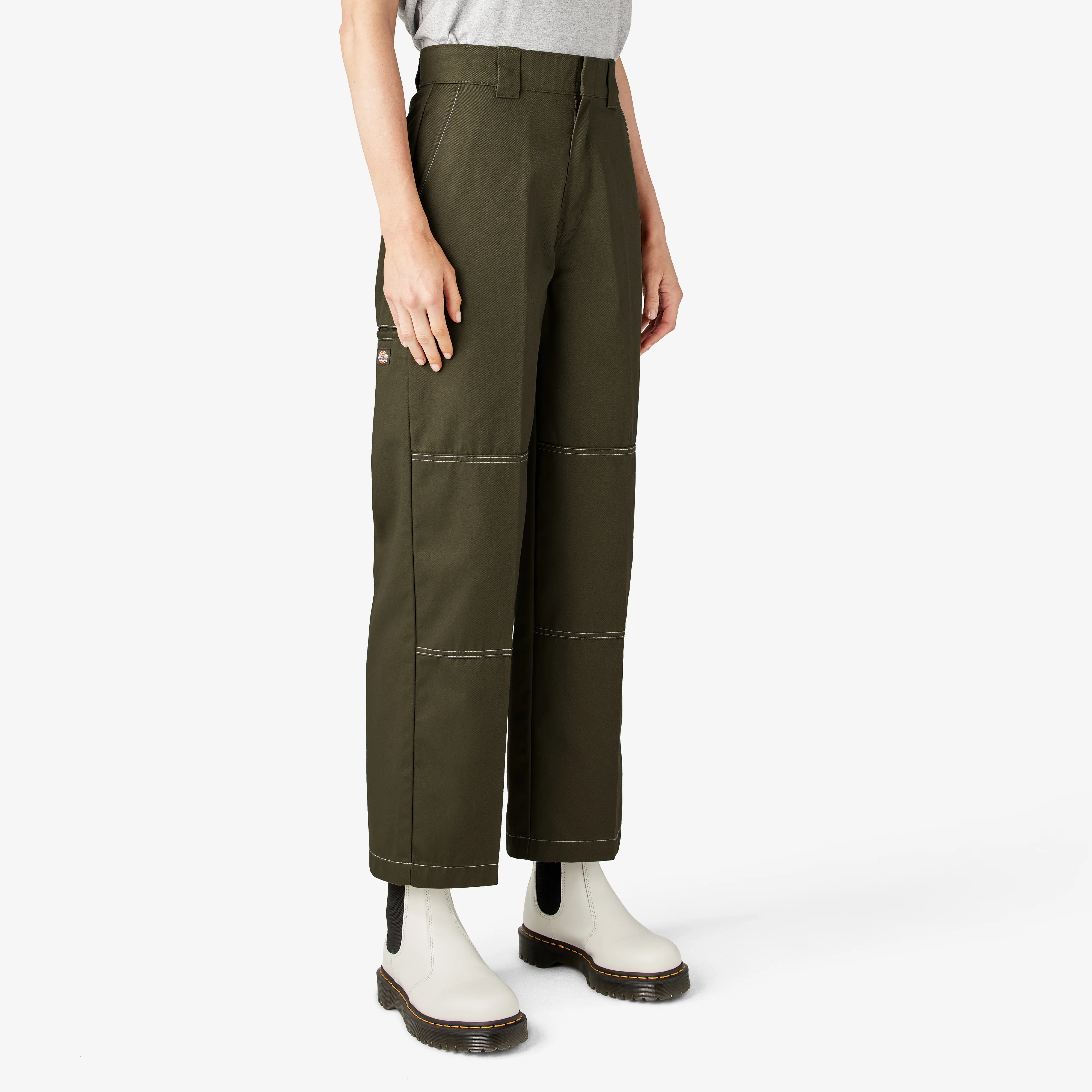 Women’s Relaxed Fit Double Knee Pants 4 Women’s Relaxed Fit Double Knee Pants