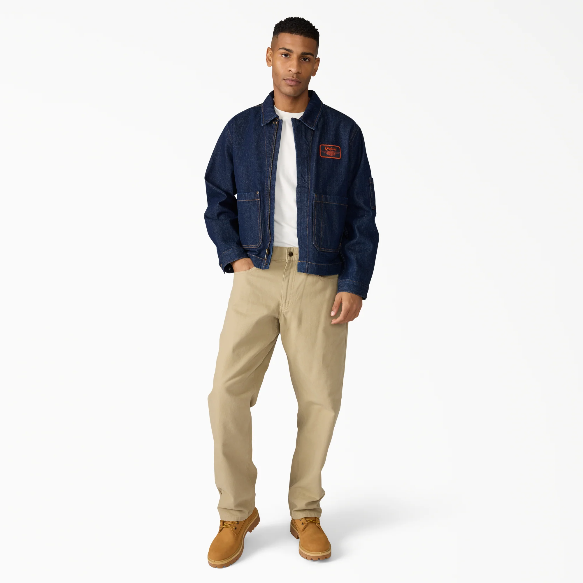 Dickies x Harley-Davidson® Boxy Fit Embroidered Denim Jacket 5 Dickies x Harley-Davidson® Boxy Fit Embroidered Denim Jacket