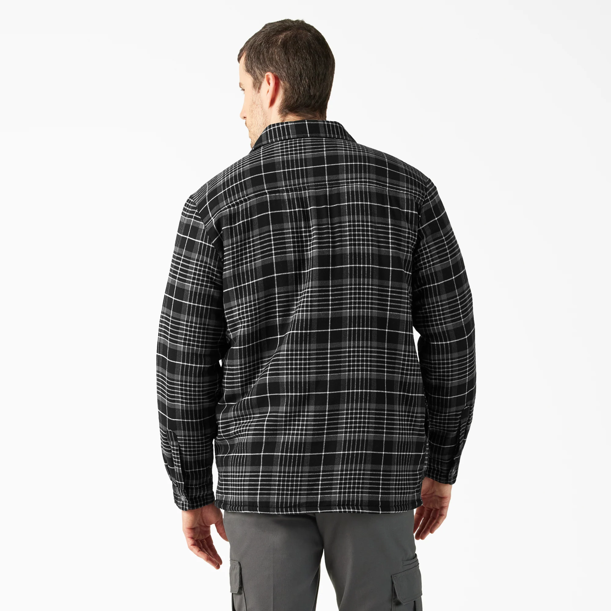 Water Repellent Fleece-Lined Flannel Shirt Jacket 2 Water Repellent Fleece-Lined Flannel Shirt Jacket