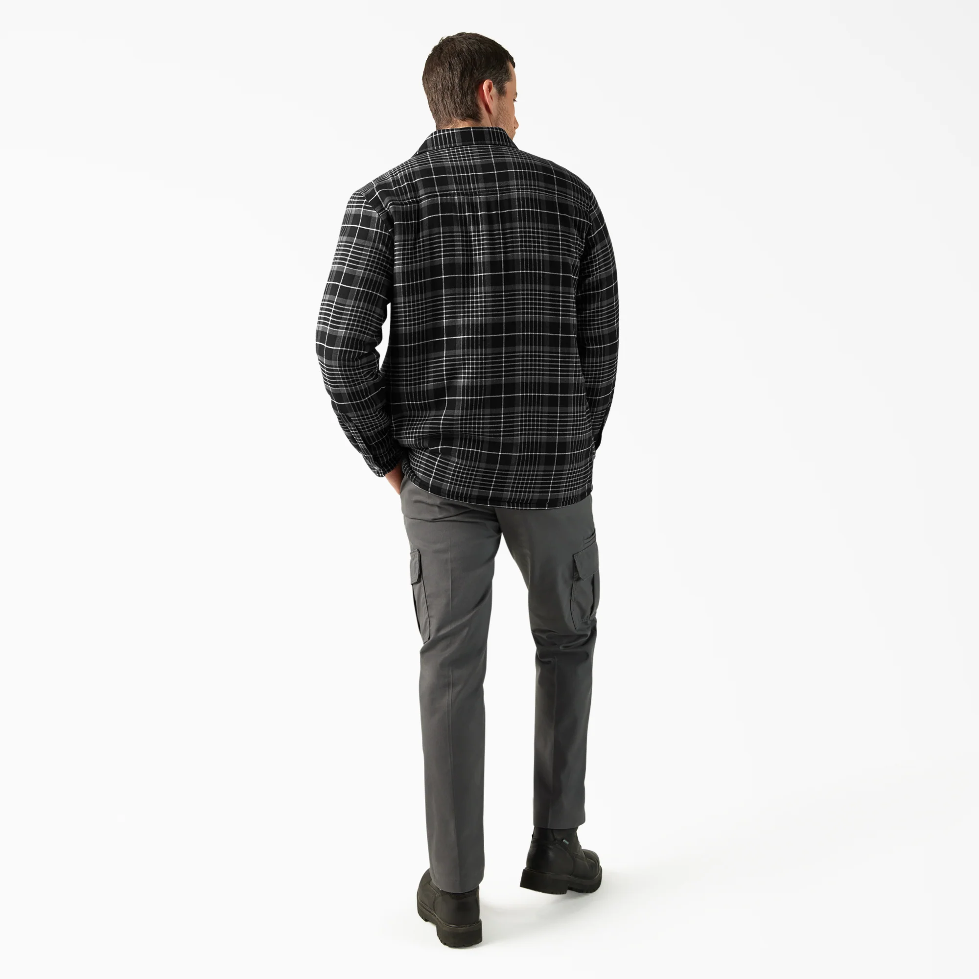 Water Repellent Fleece-Lined Flannel Shirt Jacket 5 Water Repellent Fleece-Lined Flannel Shirt Jacket