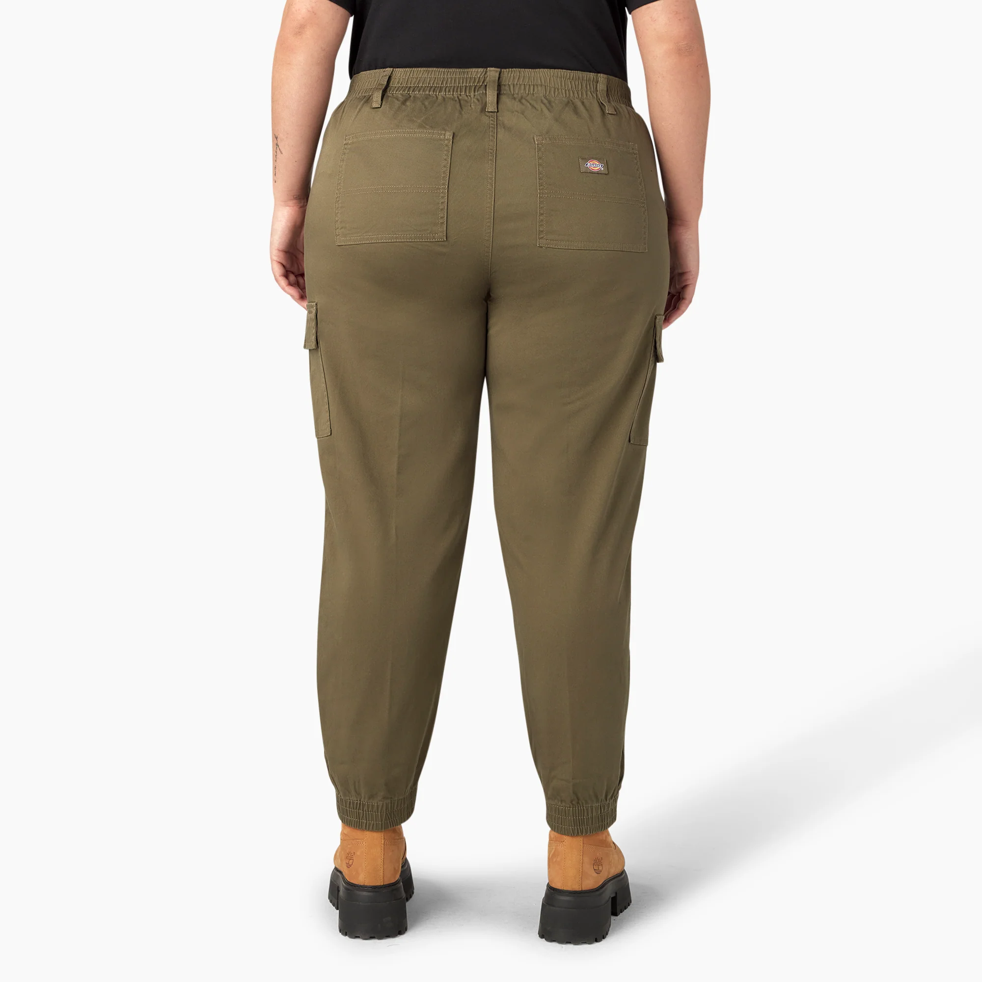 Women's Plus High Rise Fit Cargo Pants 2 Women's Plus High Rise Fit Cargo Pants