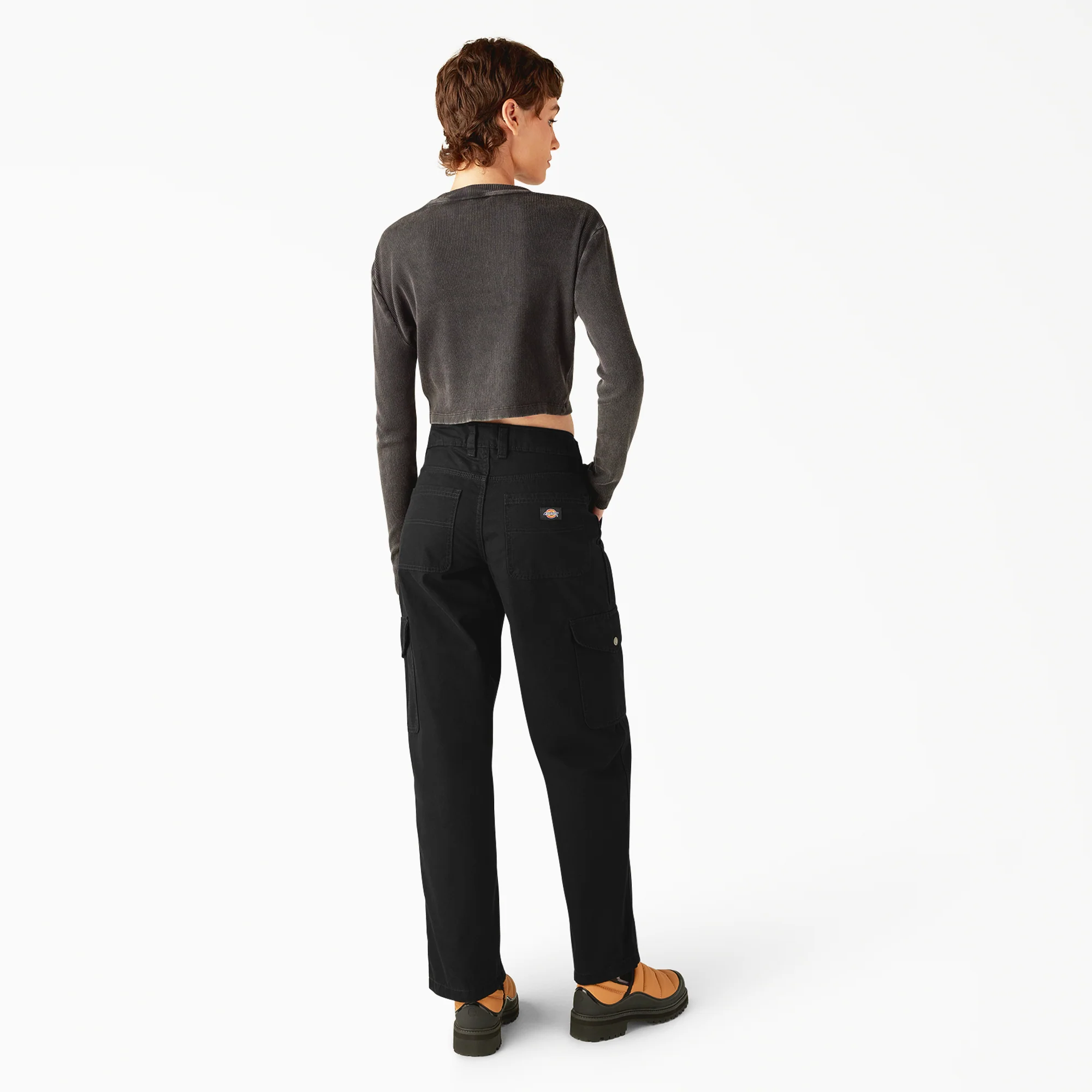 Women's Relaxed Fit Duck Canvas Cargo Pants 6 Women's Relaxed Fit Duck Canvas Cargo Pants