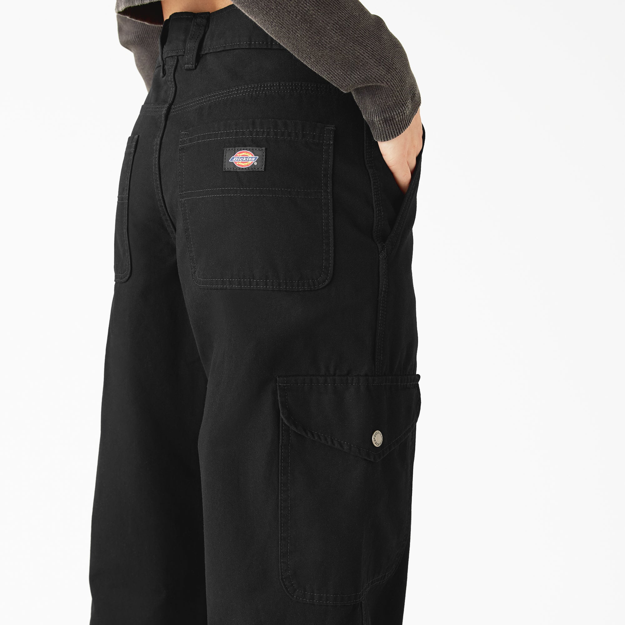 Women's Relaxed Fit Duck Canvas Cargo Pants 9 Women's Relaxed Fit Duck Canvas Cargo Pants