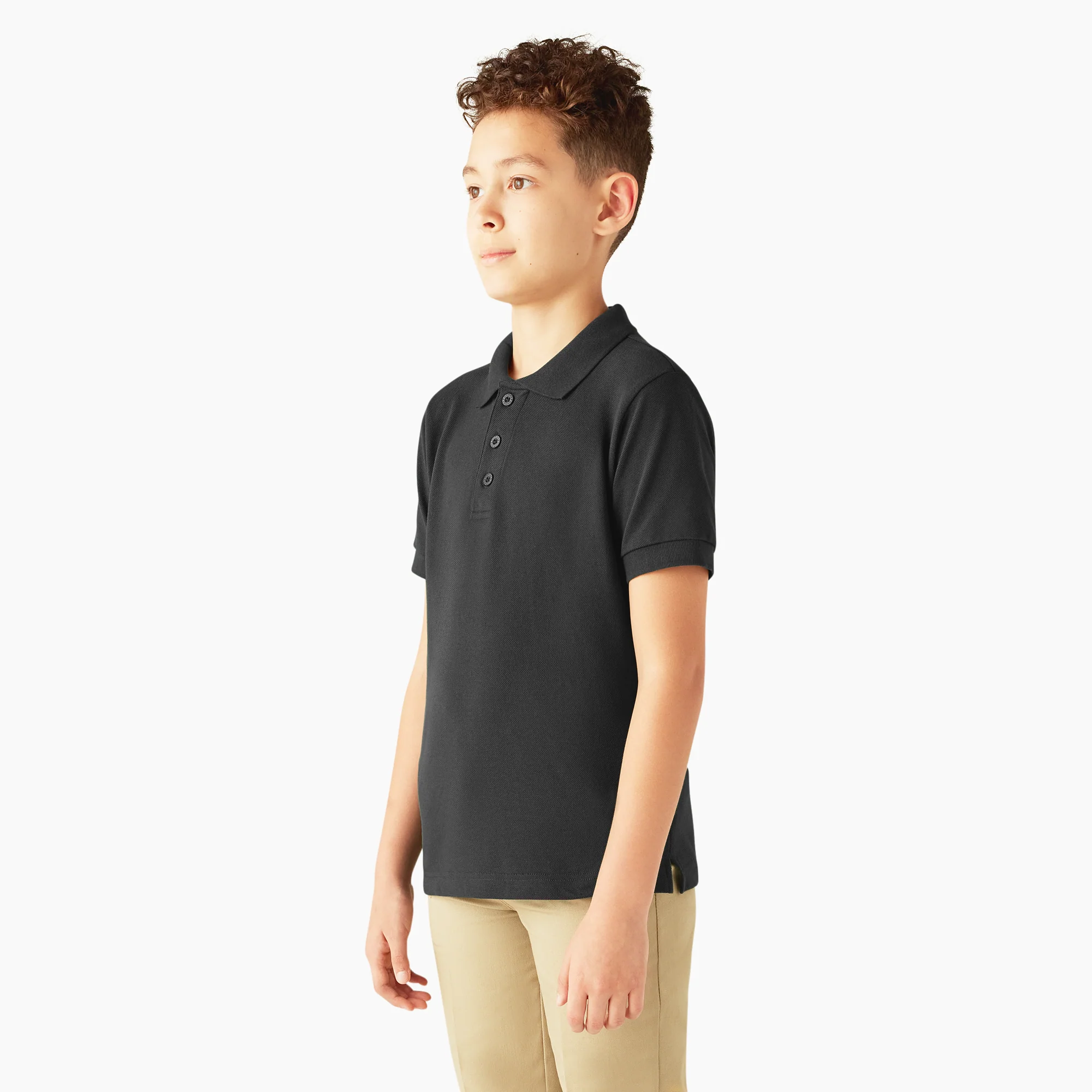Kids' Piqué Short Sleeve Polo 3 Kids' Piqué Short Sleeve Polo