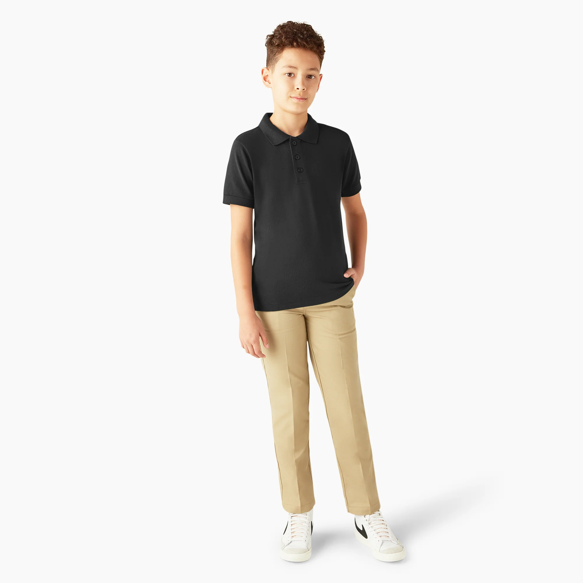 Kids' Piqué Short Sleeve Polo 4 Kids' Piqué Short Sleeve Polo