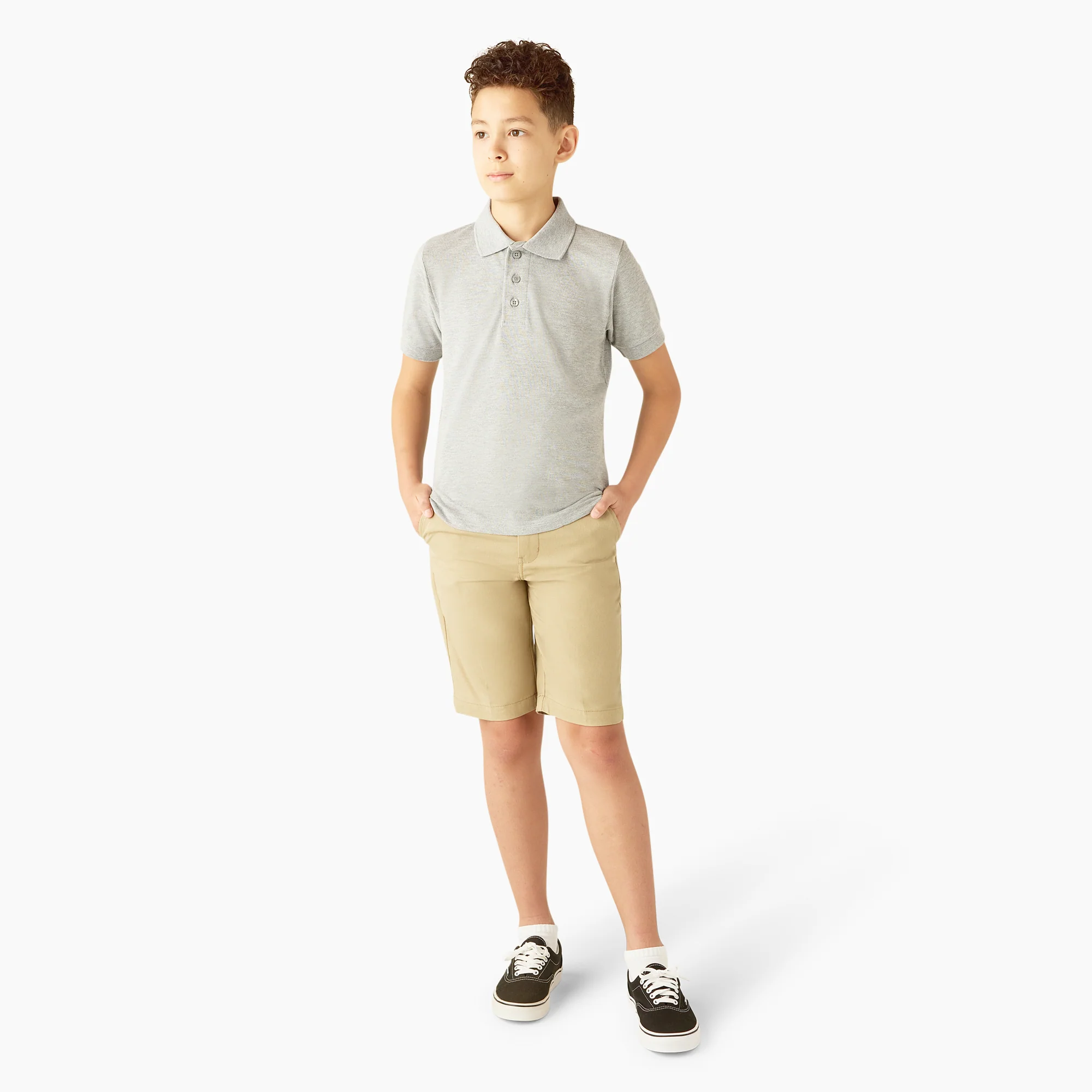 Kids' Piqué Short Sleeve Polo 4 Kids' Piqué Short Sleeve Polo