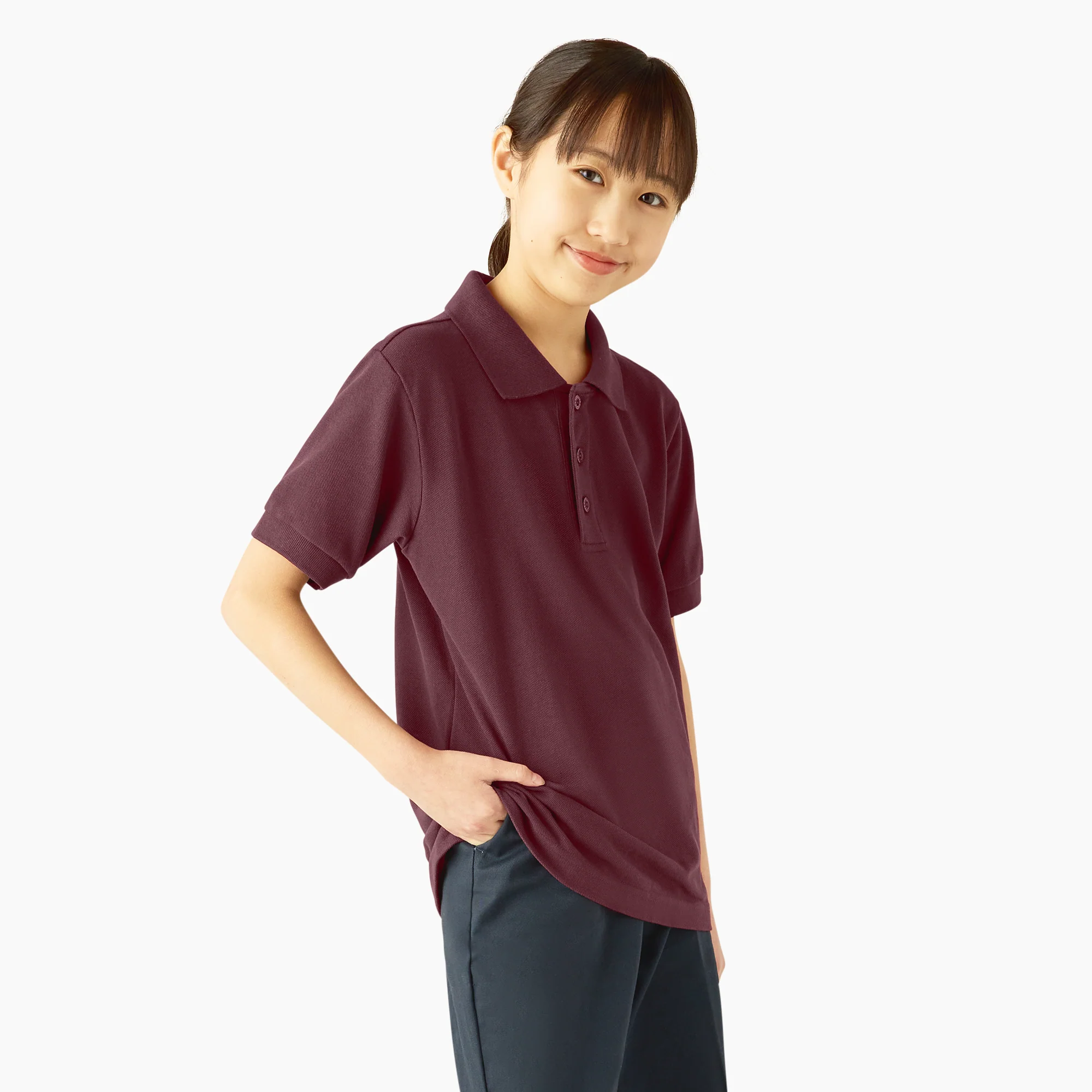 Kids' Piqué Short Sleeve Polo 3 Kids' Piqué Short Sleeve Polo