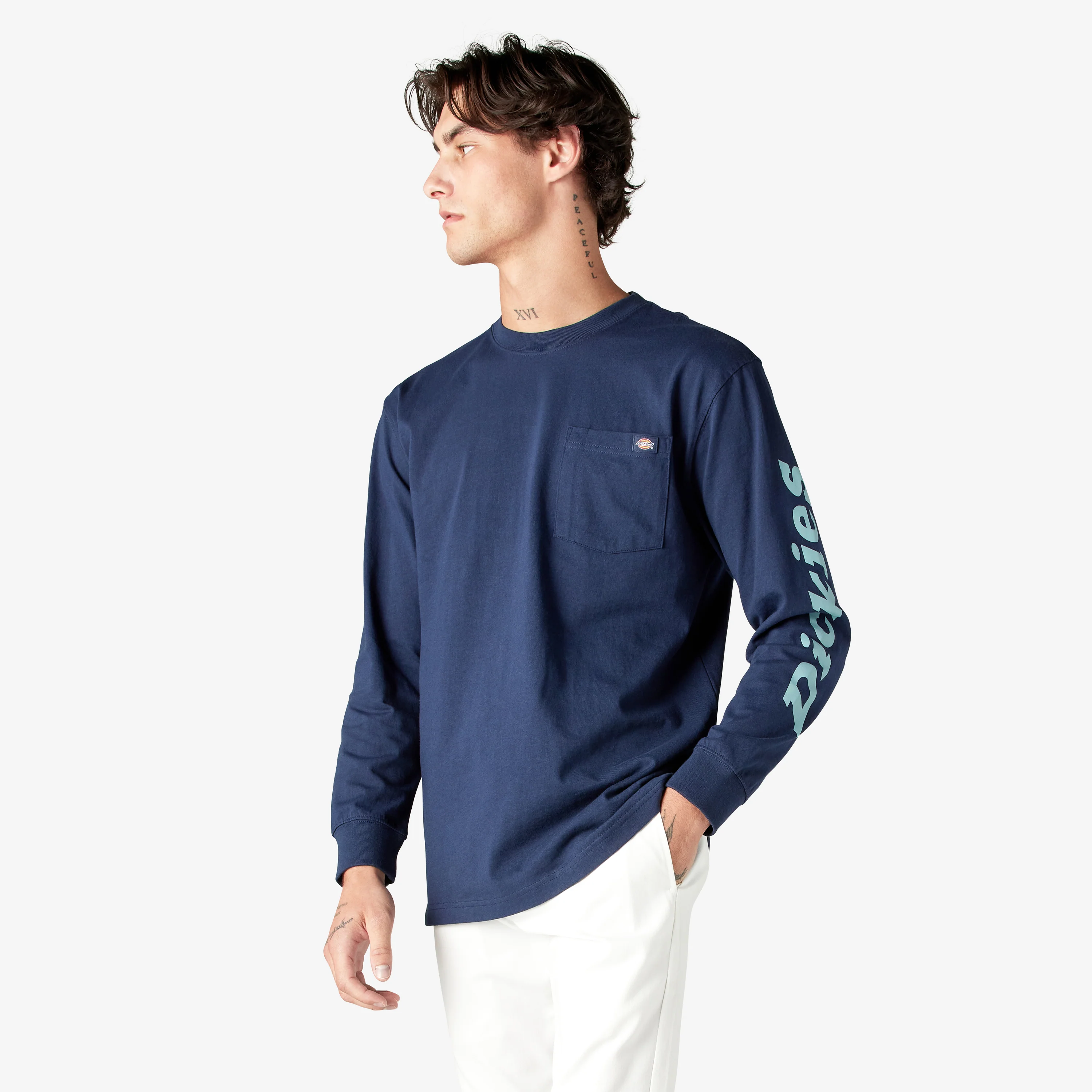 Logo Graphic Long Sleeve Pocket T-Shirt 3 Logo Graphic Long Sleeve Pocket T-Shirt