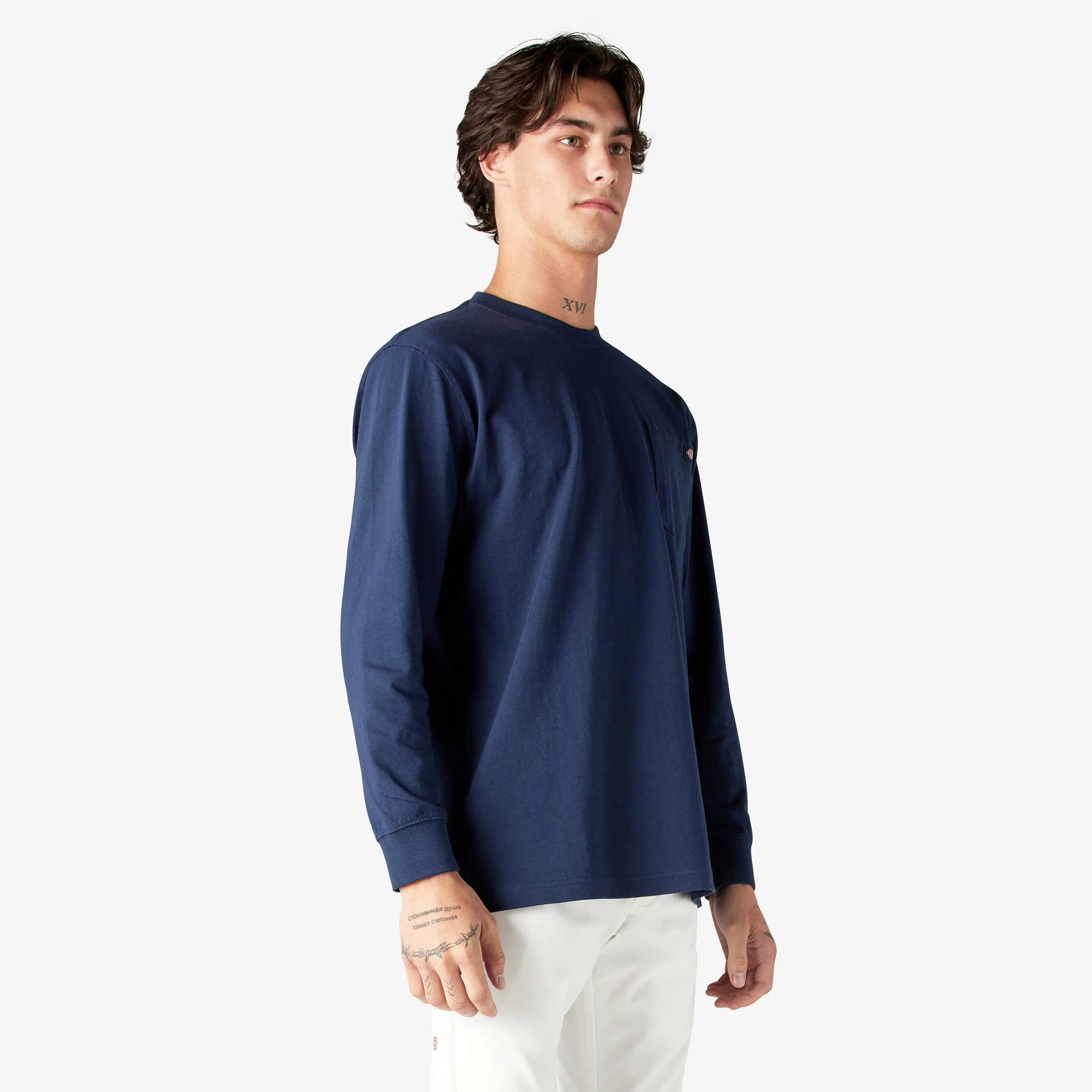 Logo Graphic Long Sleeve Pocket T-Shirt 4 Logo Graphic Long Sleeve Pocket T-Shirt