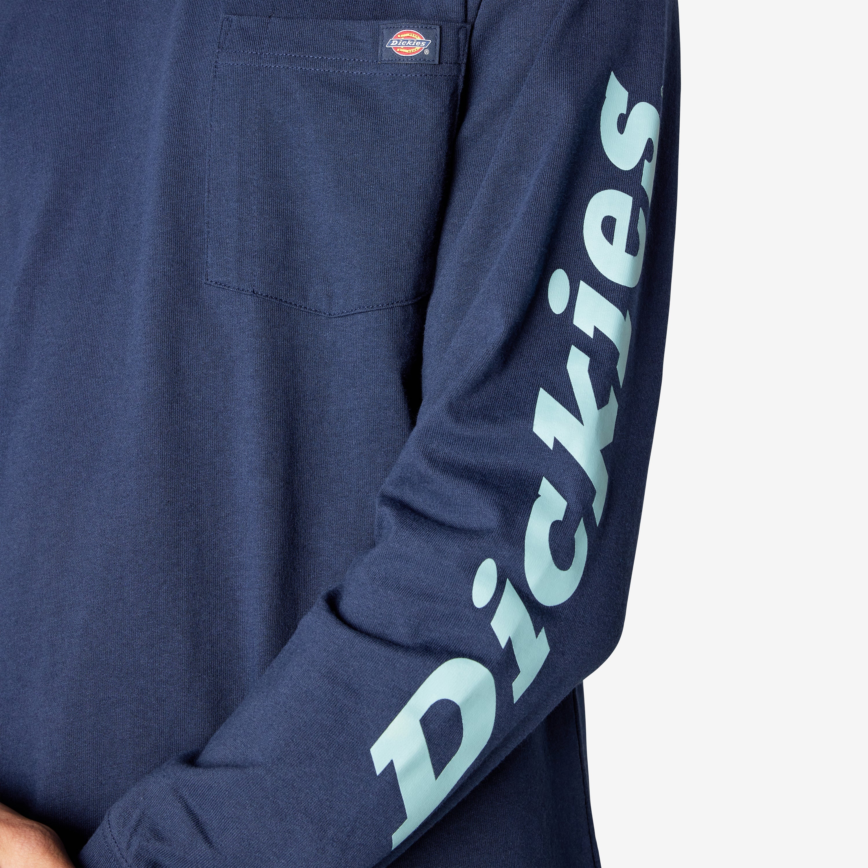 Logo Graphic Long Sleeve Pocket T-Shirt 7 Logo Graphic Long Sleeve Pocket T-Shirt