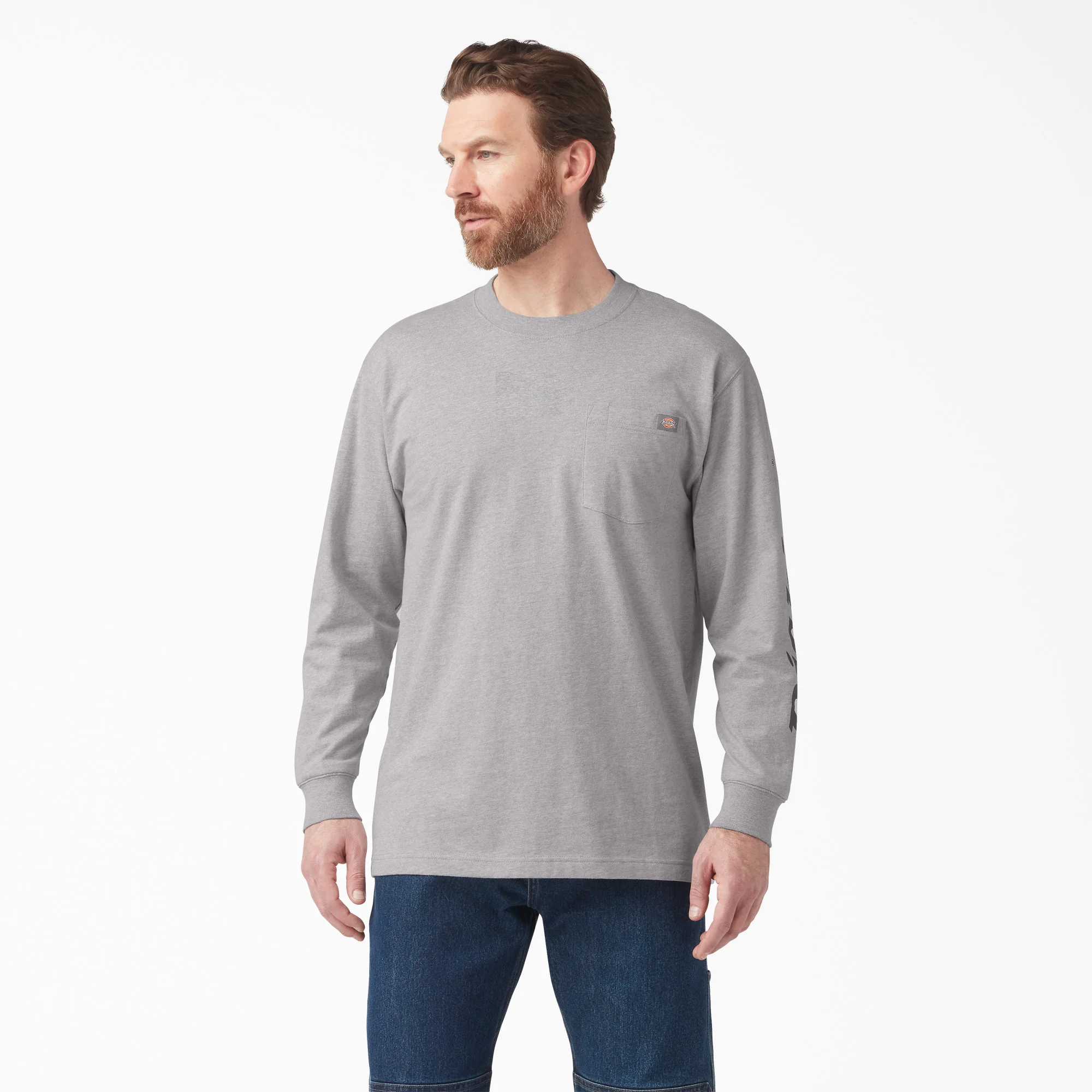 Logo Graphic Long Sleeve Pocket T-Shirt