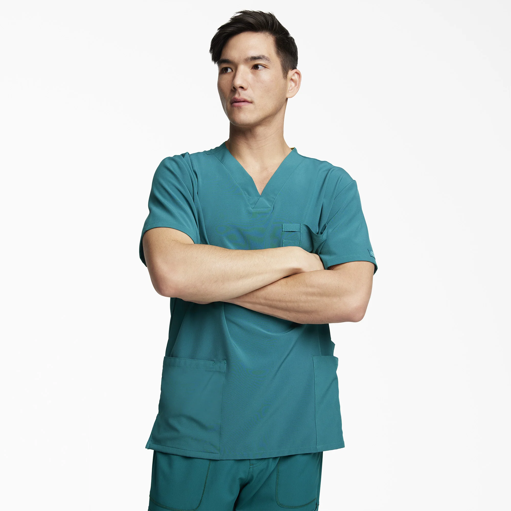 Men's EDS Essentials V-Neck Scrub Top
