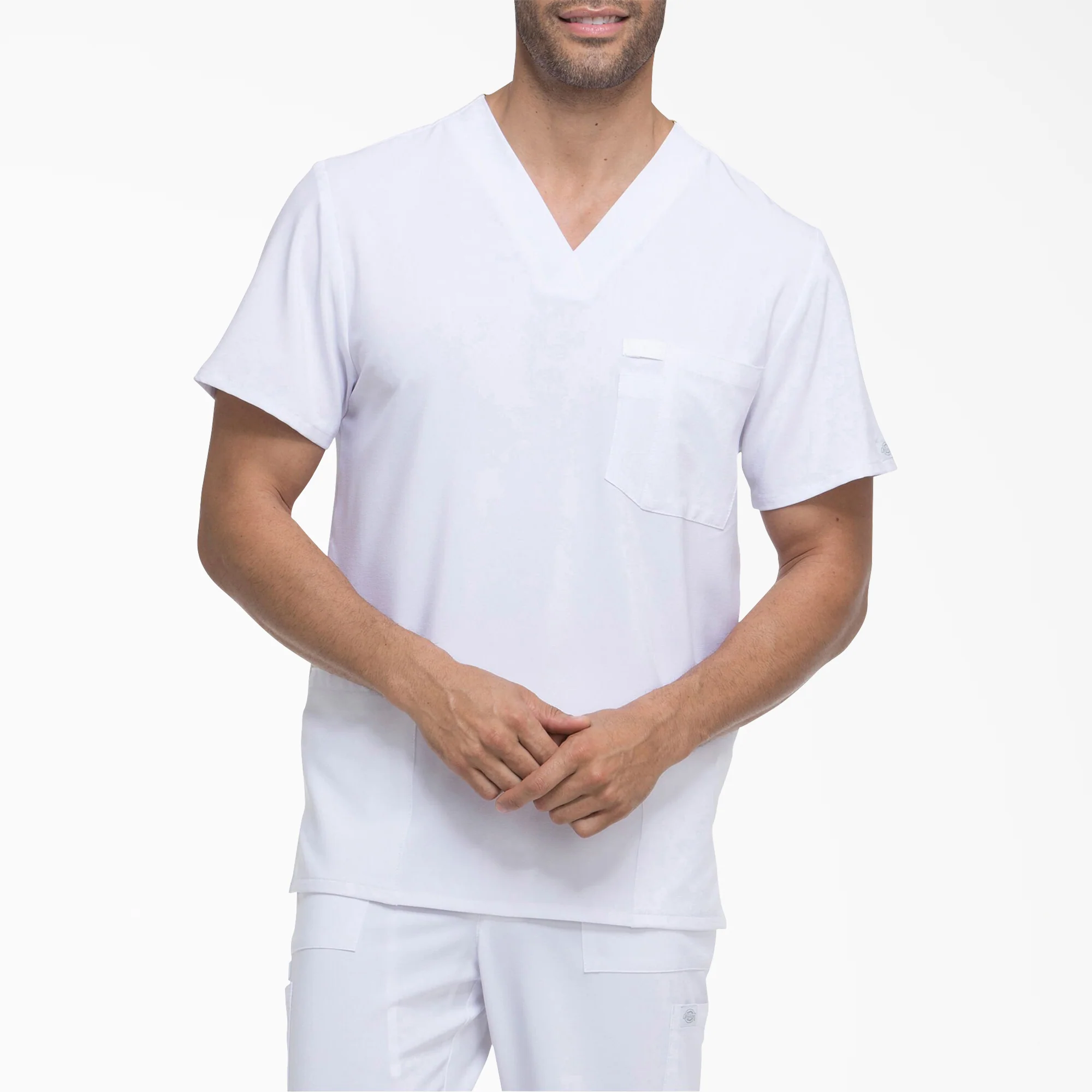 Men's EDS Essentials V-Neck Scrub Top
