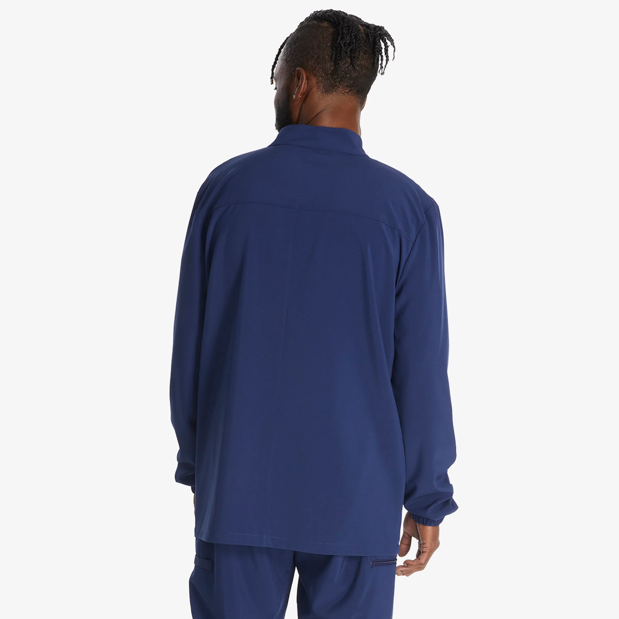 Men's EDS Essentials Zip Front Scrub Jacket 2 Men's EDS Essentials Zip Front Scrub Jacket