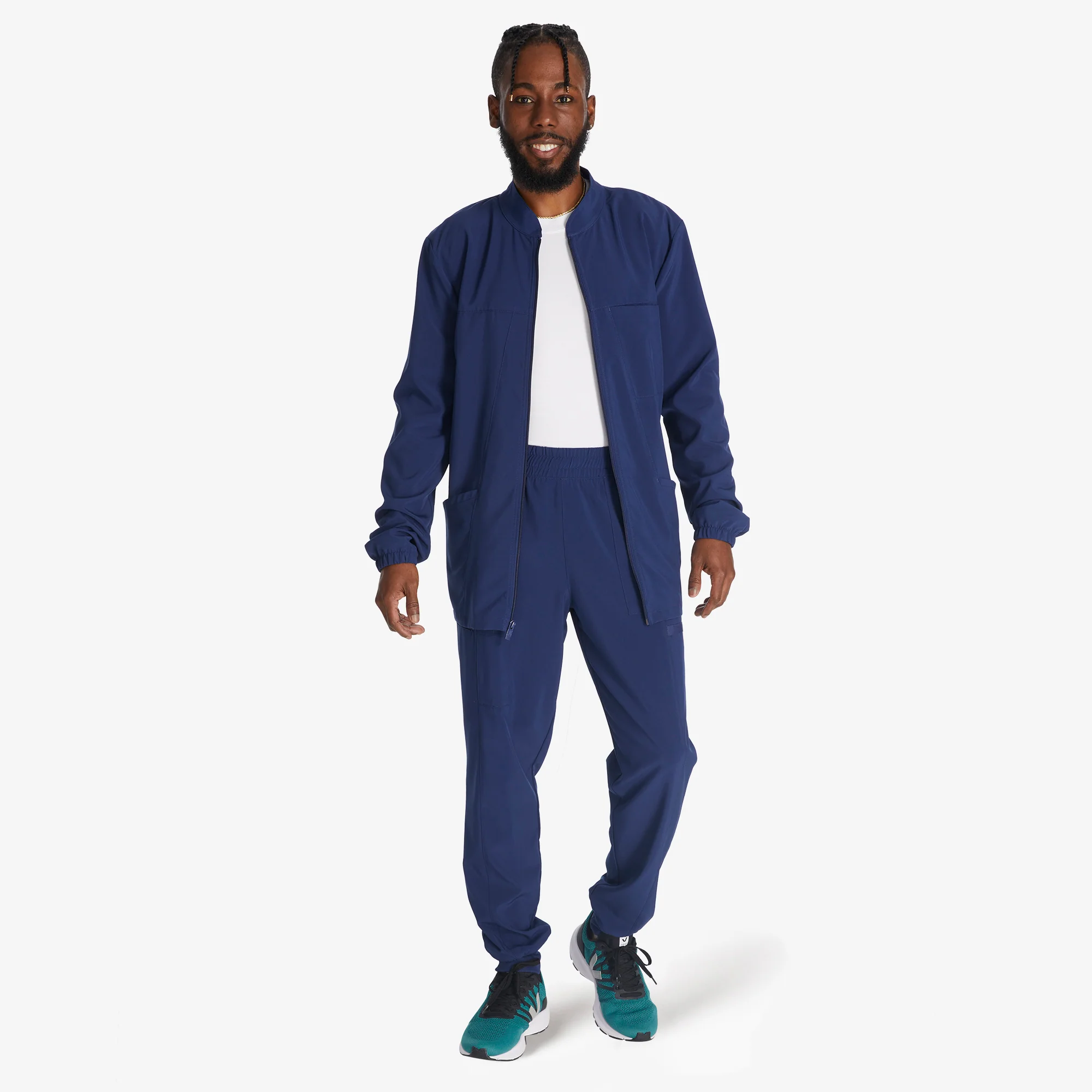 Men's EDS Essentials Zip Front Scrub Jacket 5 Men's EDS Essentials Zip Front Scrub Jacket