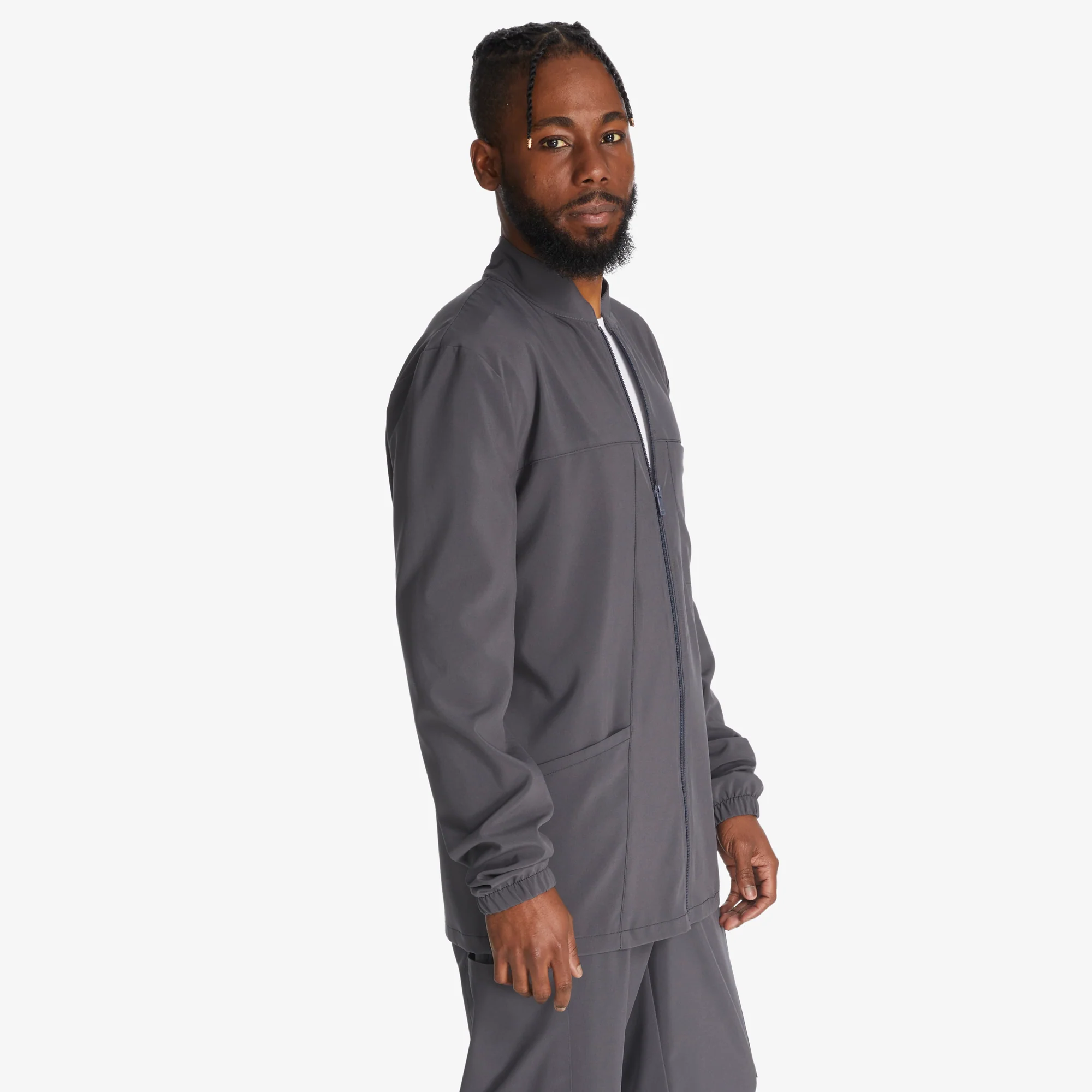 Men's EDS Essentials Zip Front Scrub Jacket 4 Men's EDS Essentials Zip Front Scrub Jacket