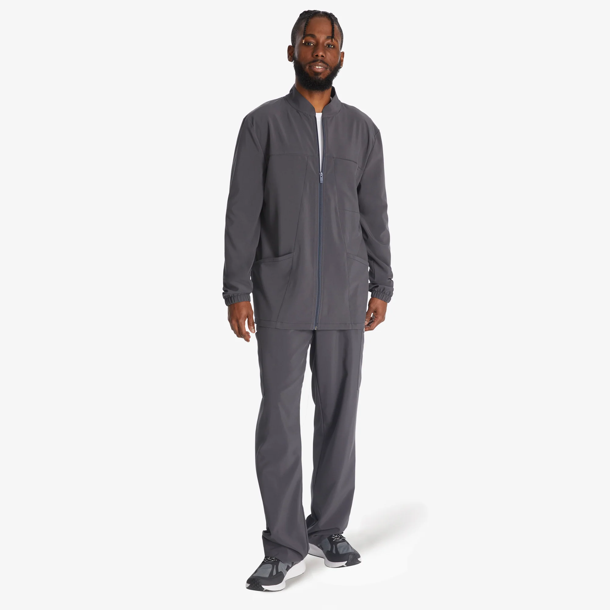 Men's EDS Essentials Zip Front Scrub Jacket 5 Men's EDS Essentials Zip Front Scrub Jacket