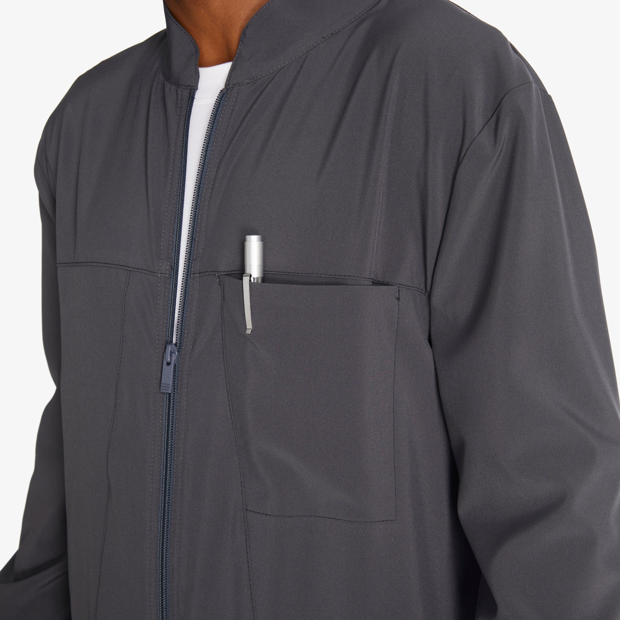 Men's EDS Essentials Zip Front Scrub Jacket 7 Men's EDS Essentials Zip Front Scrub Jacket