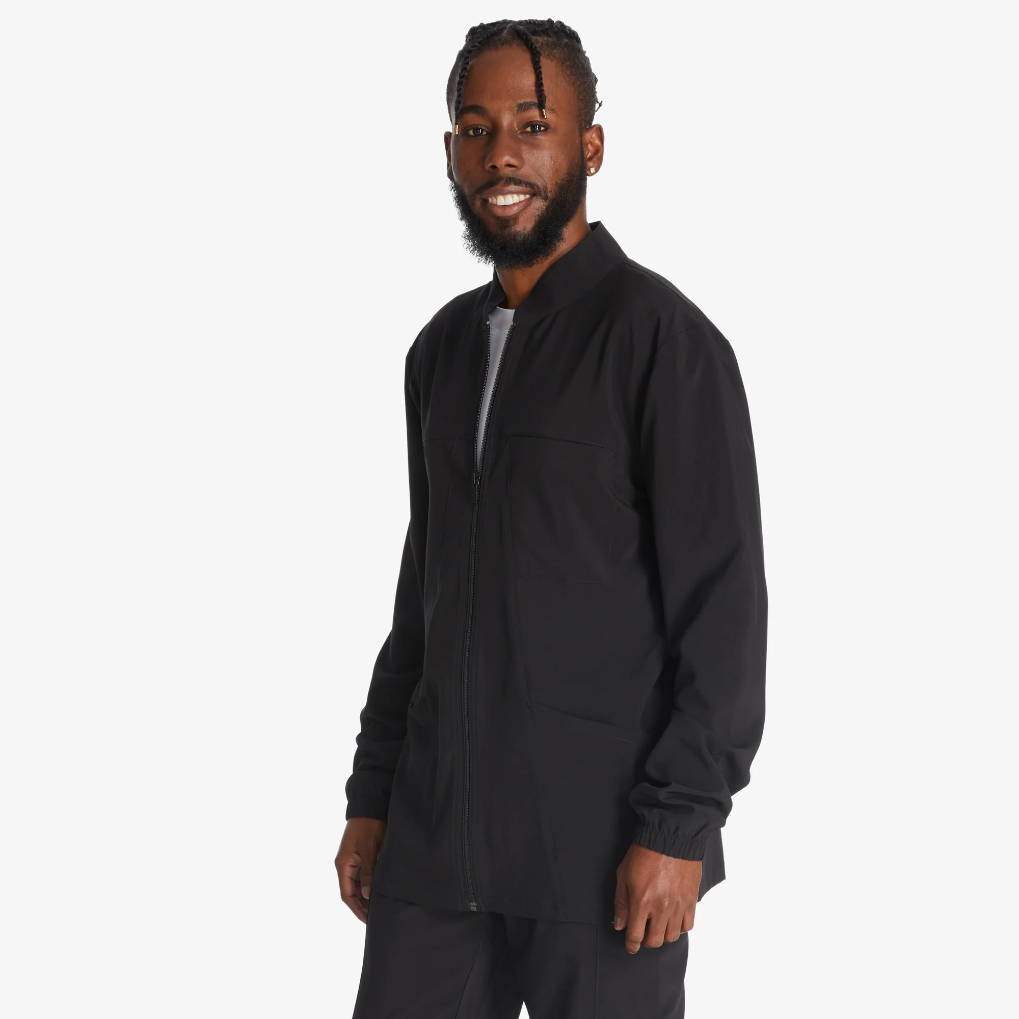 Men's EDS Essentials Zip Front Scrub Jacket 3 Men's EDS Essentials Zip Front Scrub Jacket