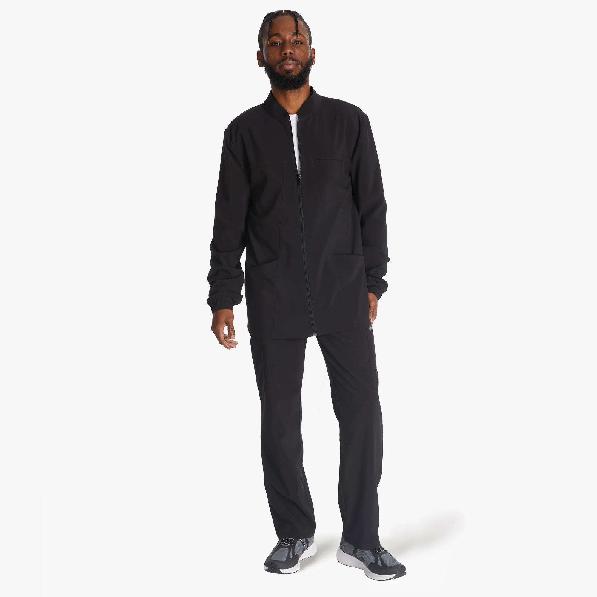 Men's EDS Essentials Zip Front Scrub Jacket 5 Men's EDS Essentials Zip Front Scrub Jacket