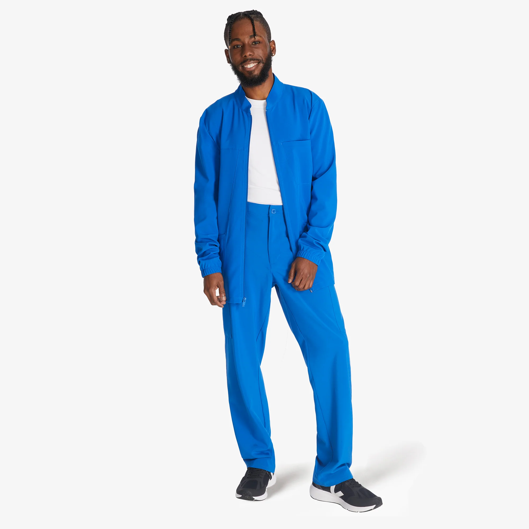 Men's EDS Essentials Zip Front Scrub Jacket 5 Men's EDS Essentials Zip Front Scrub Jacket