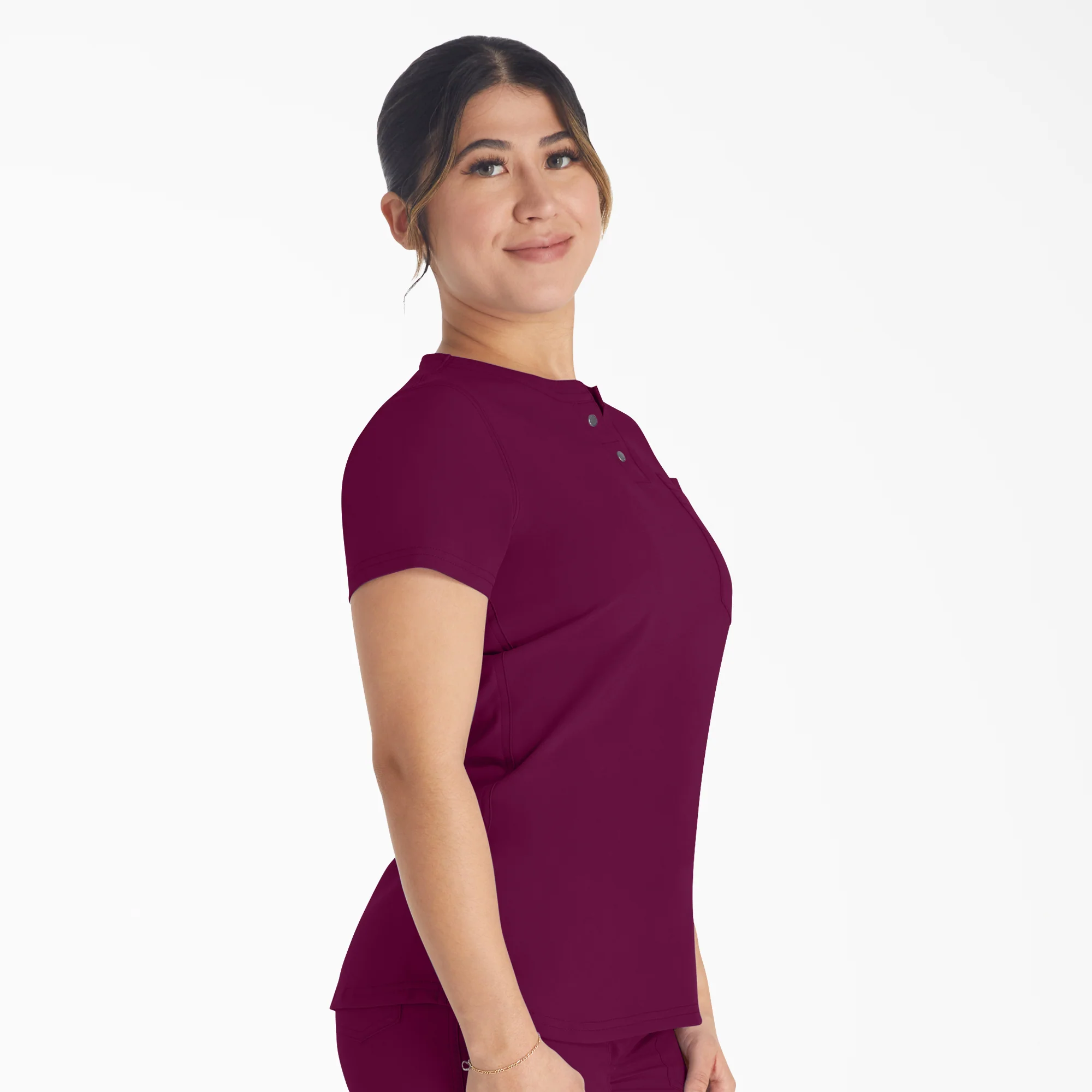 Women's EDS NXT Henley Scrub Top 4 Women's EDS NXT Henley Scrub Top