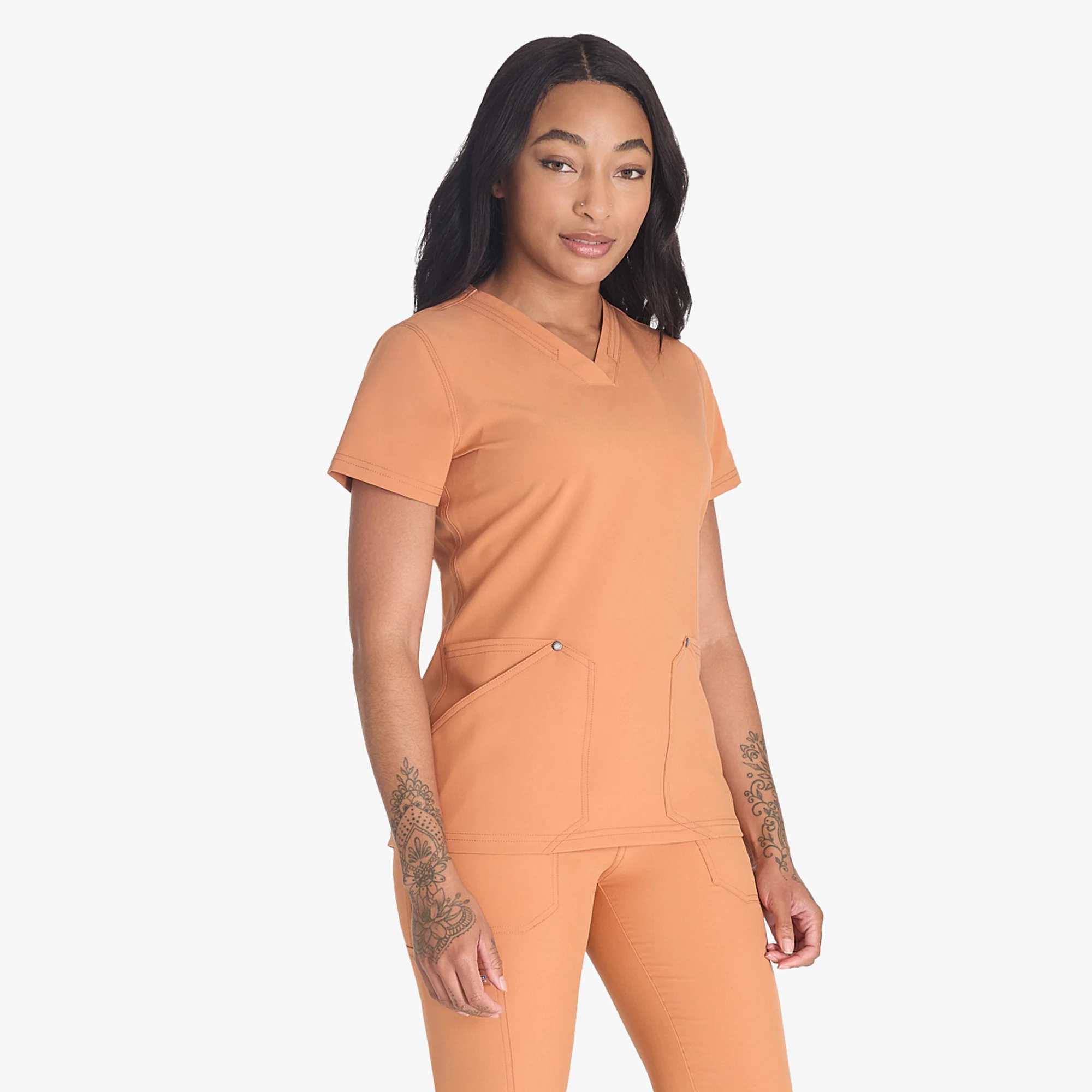 Women's EDS NXT V-Neck Scrub Top 4 Women's EDS NXT V-Neck Scrub Top