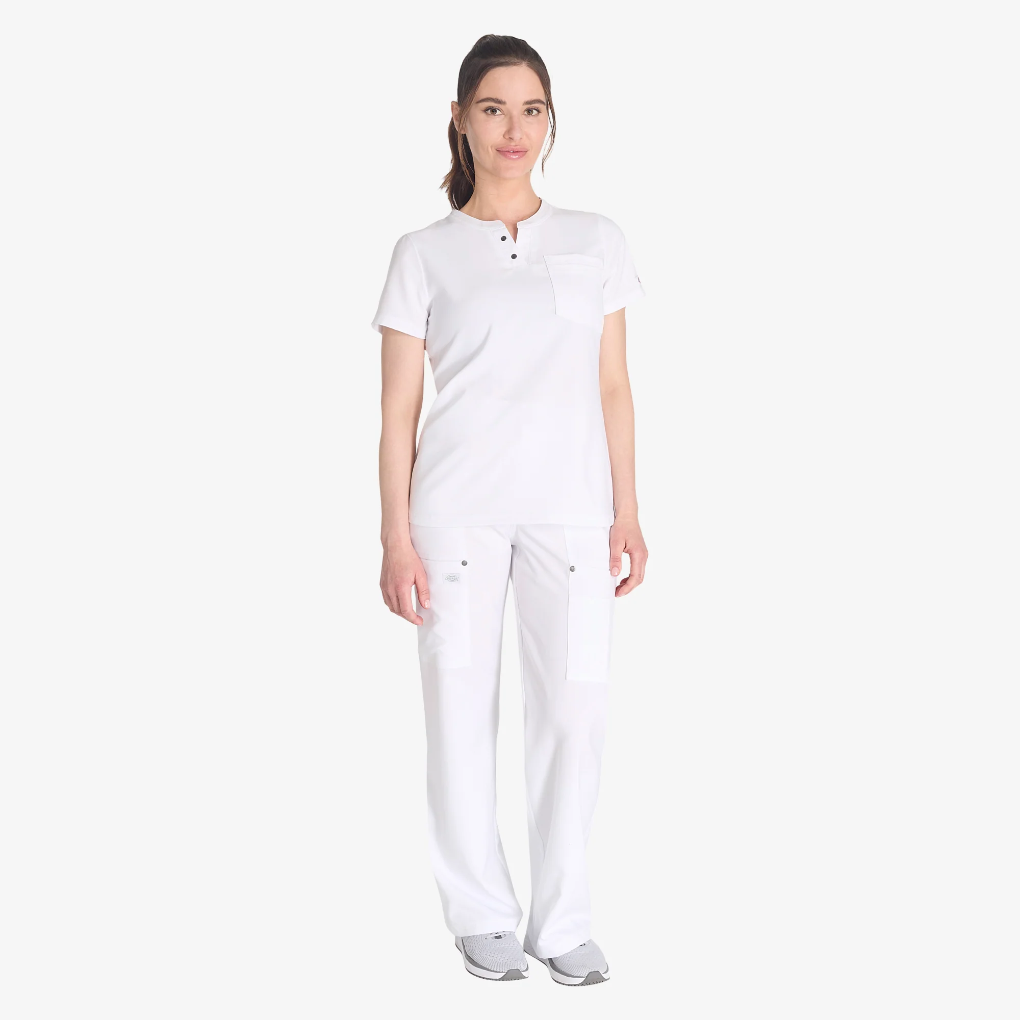 Women's EDS NXT Henley Scrub Top 4 Women's EDS NXT Henley Scrub Top