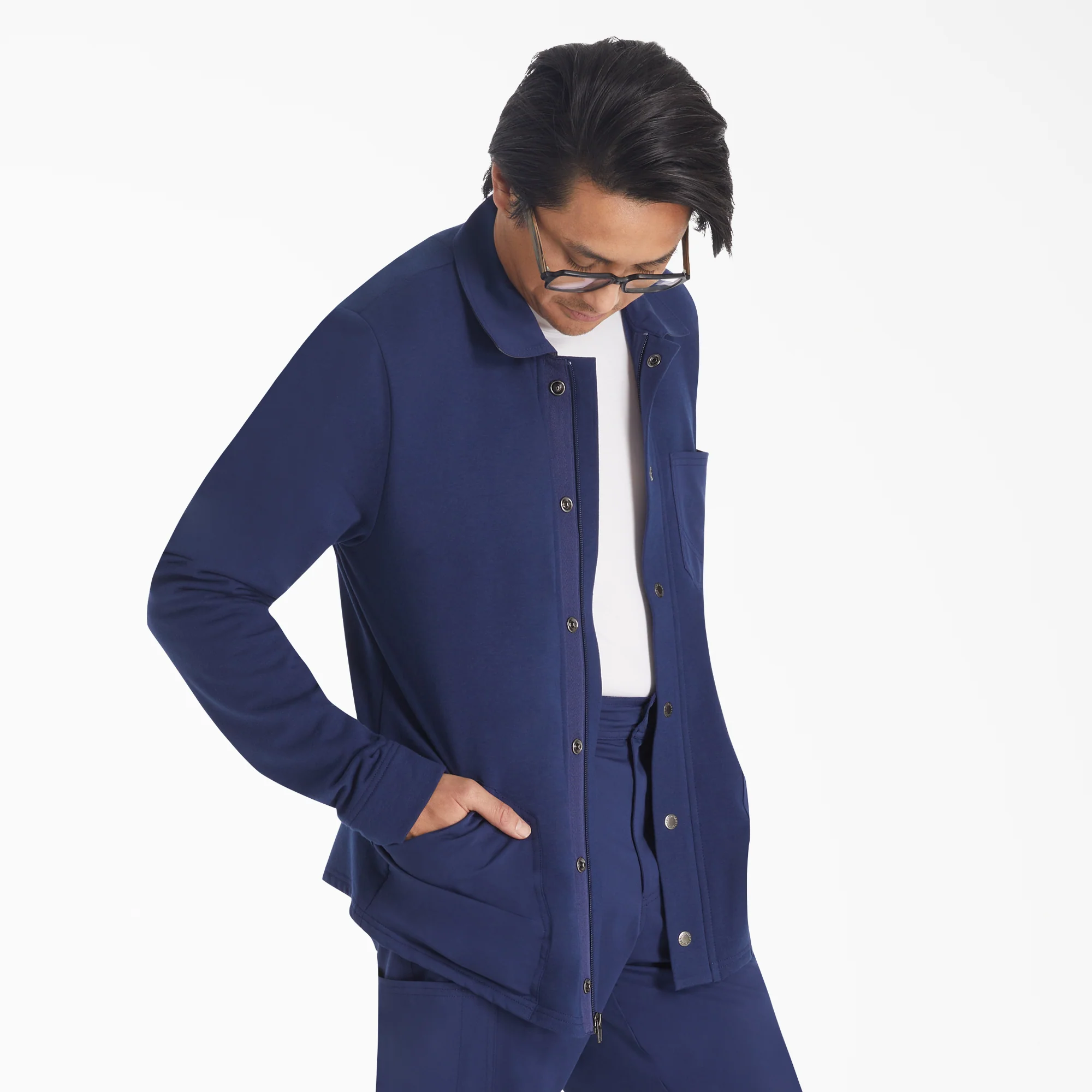 Men's EDS NXT Zip Front Scrub Jacket 4 Men's EDS NXT Zip Front Scrub Jacket