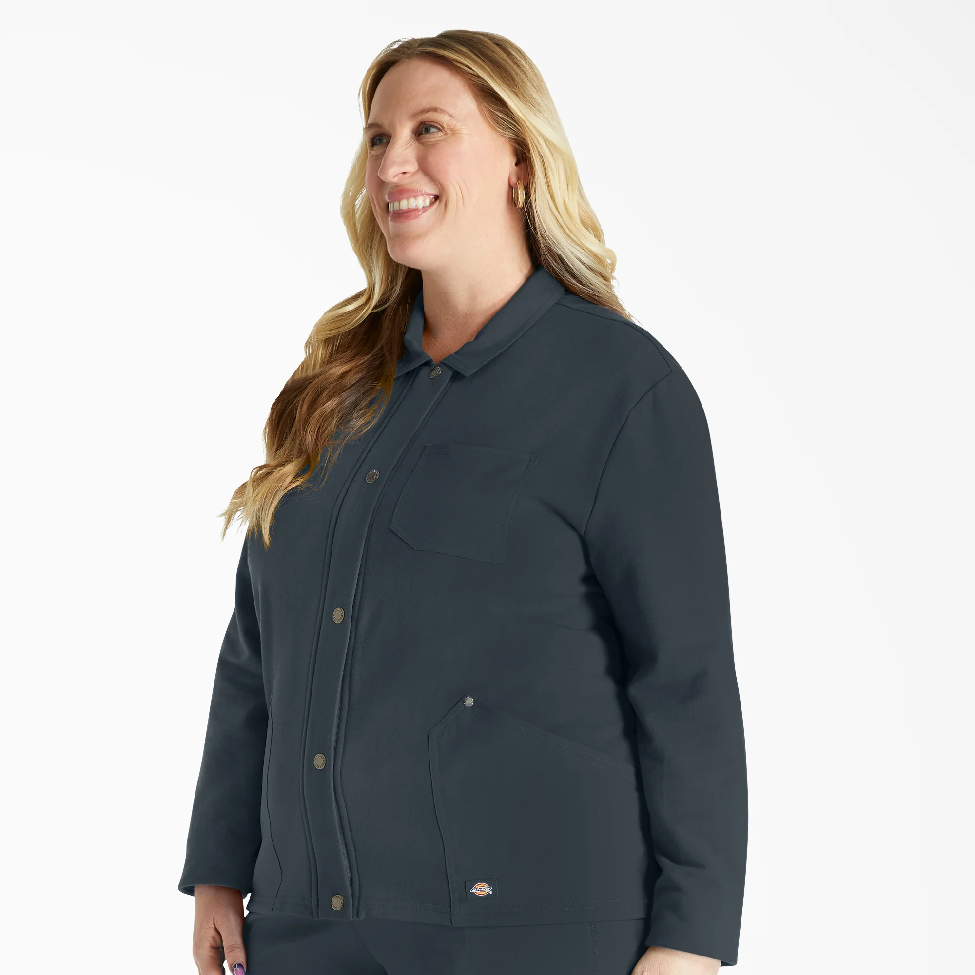 Women's EDS NXT Zip Front Scrub Jacket 3 Women's EDS NXT Zip Front Scrub Jacket